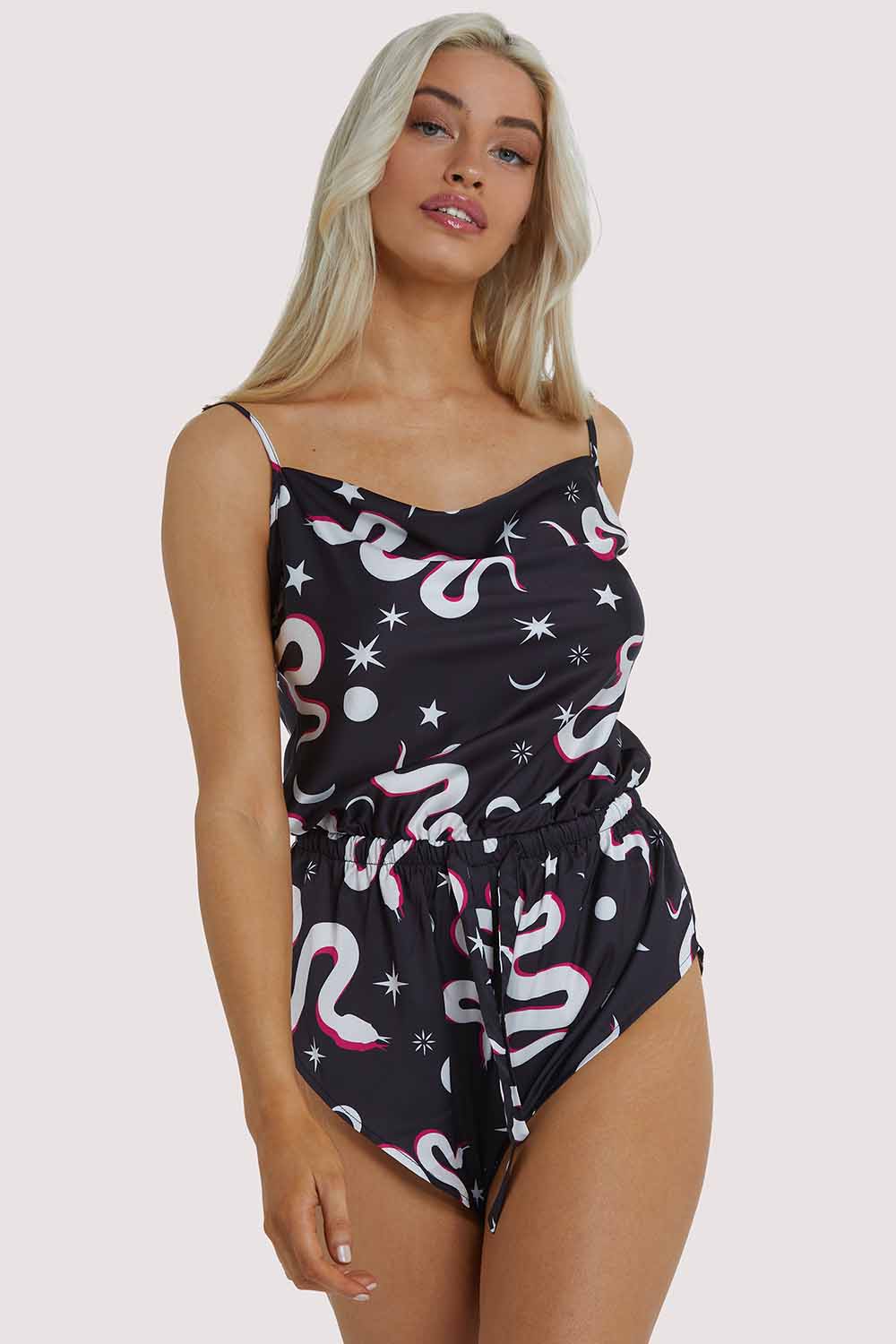 Black Moon Snake Playsuit - Image 2