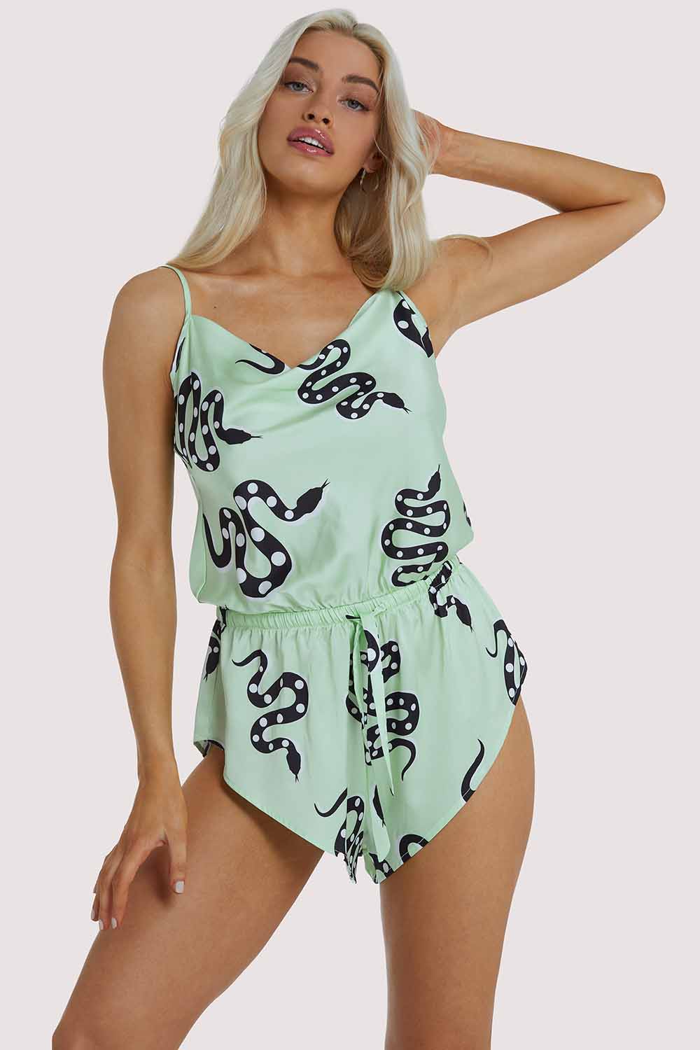 Green Moon Snake Playsuit - Image 2