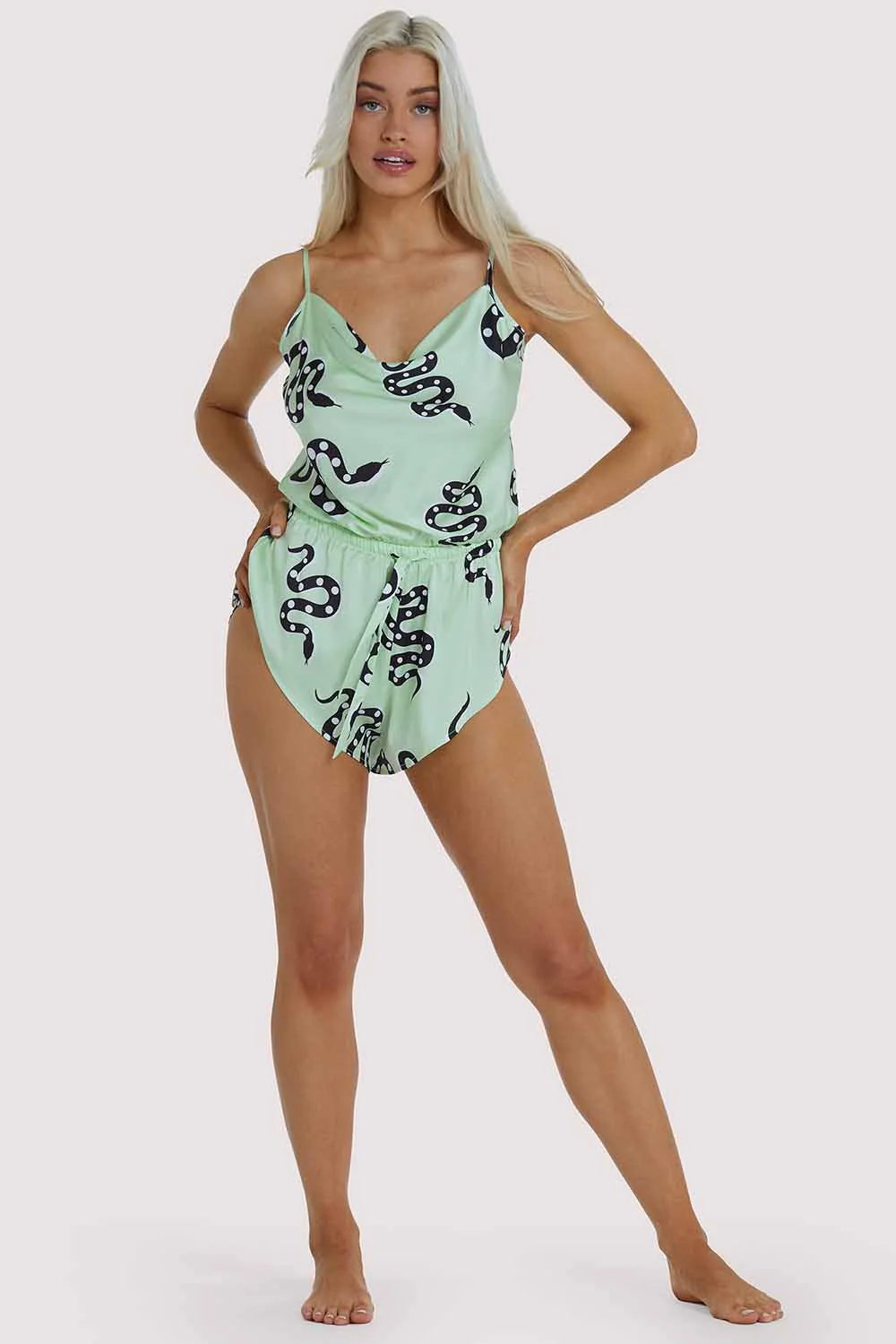 Green Moon Snake Playsuit - Image 3