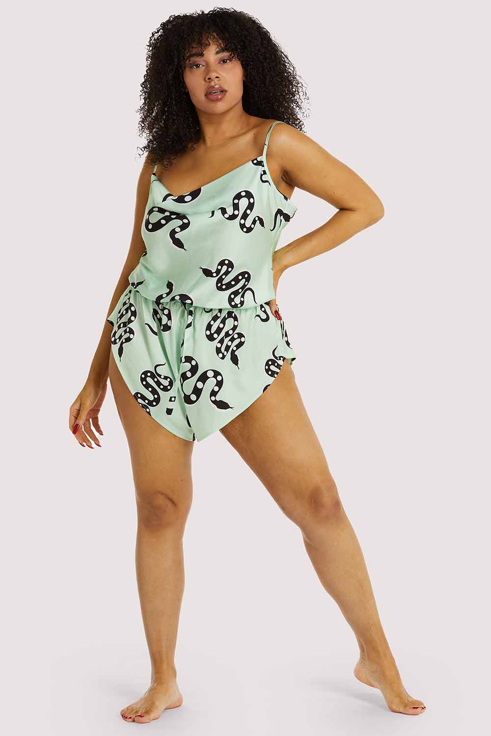 Green Moon Snake Playsuit - Image 5