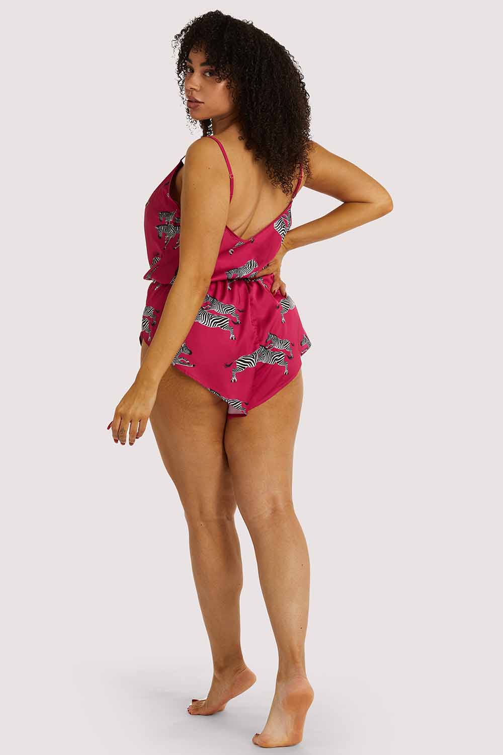 Kilo Brave EXCLUSIVE Hot Pink Zebra Playsuit - Image 6