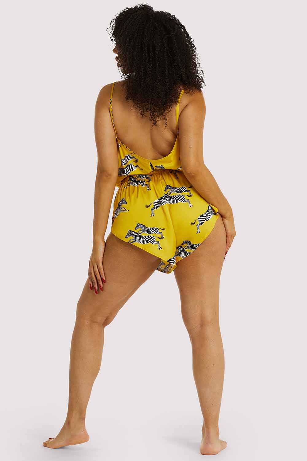 Mustard Zebra Playsuit - Image 6