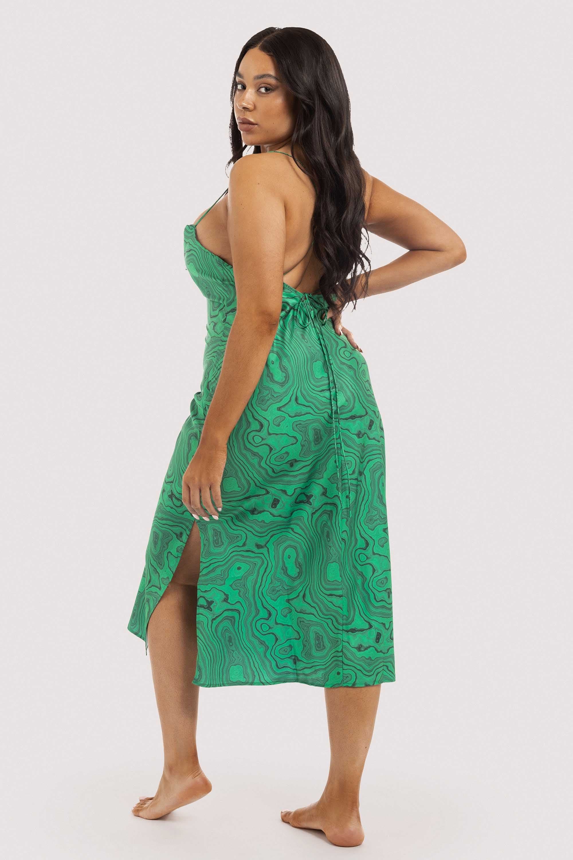 Malachite Cowl Neck Slip - Image 4