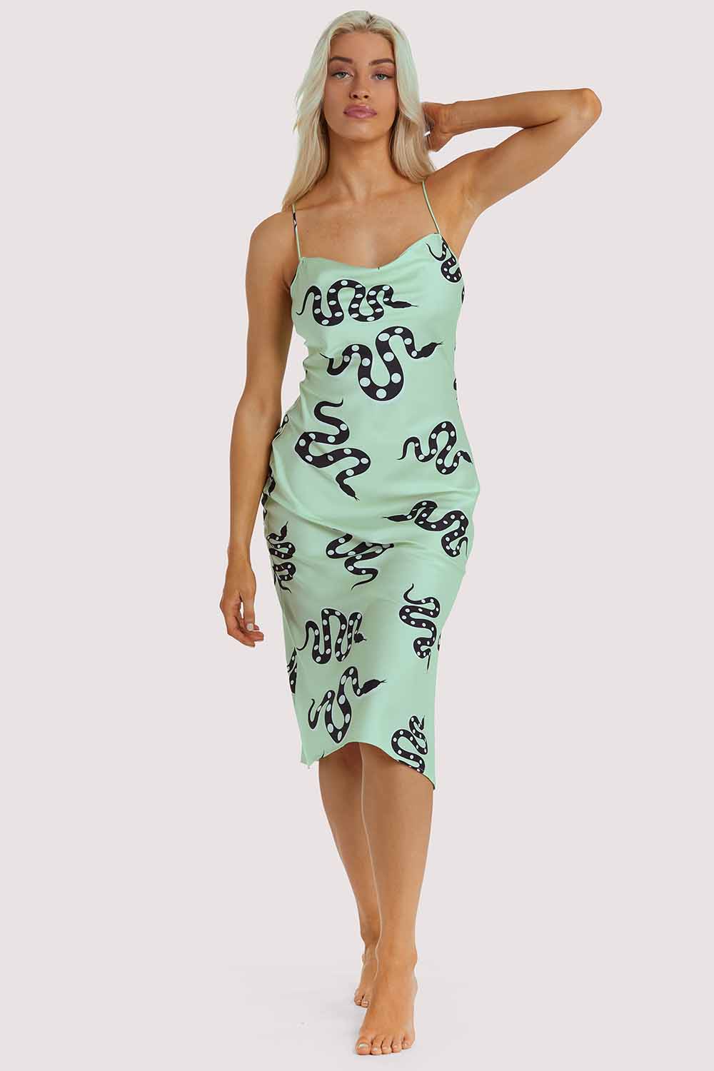 Green Moon Snake Dress - Image 3