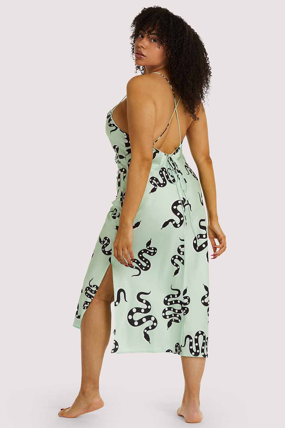 Green Moon Snake Dress - Image 6