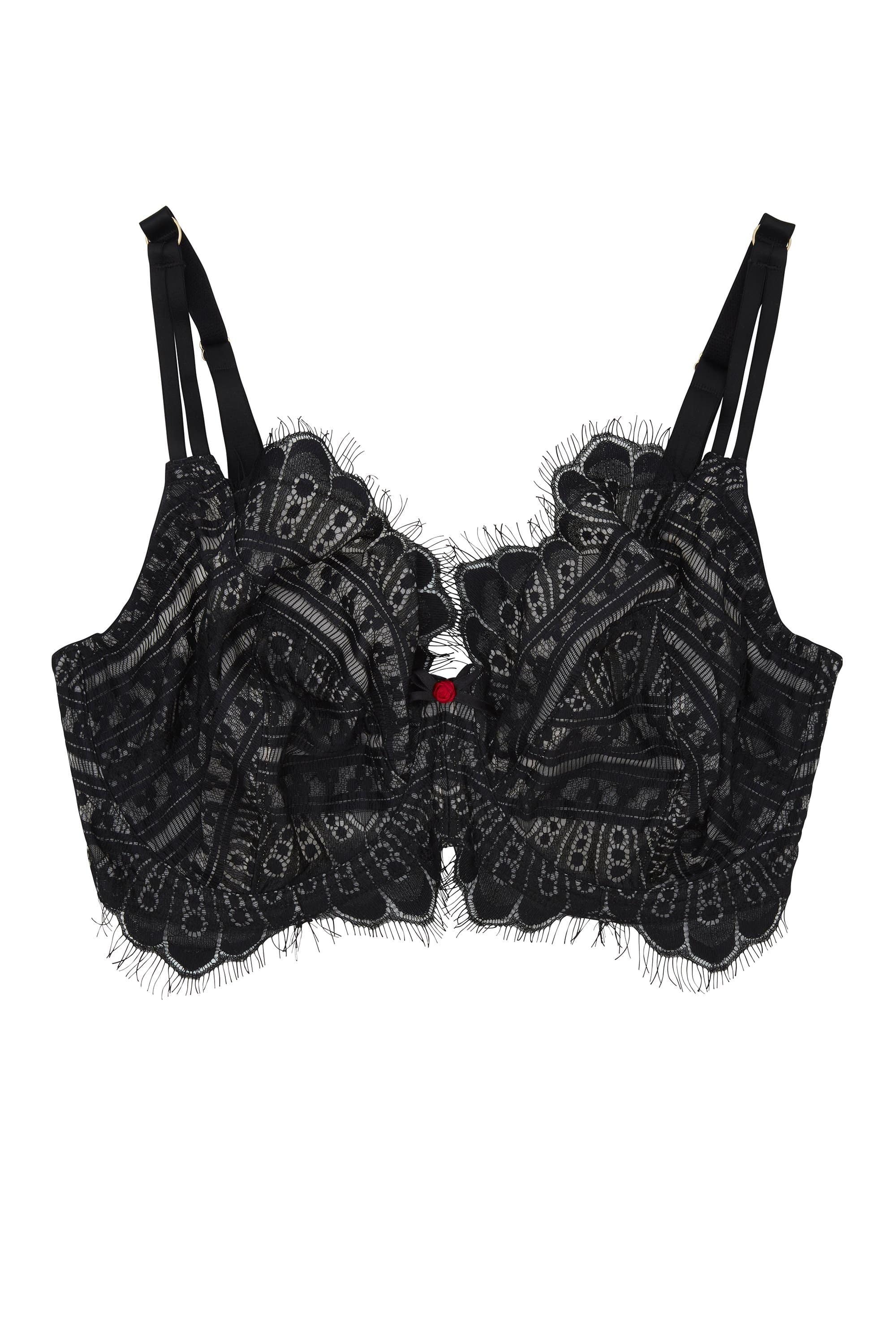 Aida Eyelash Lace Fuller Bust Bra DD - G Cups - Image 2