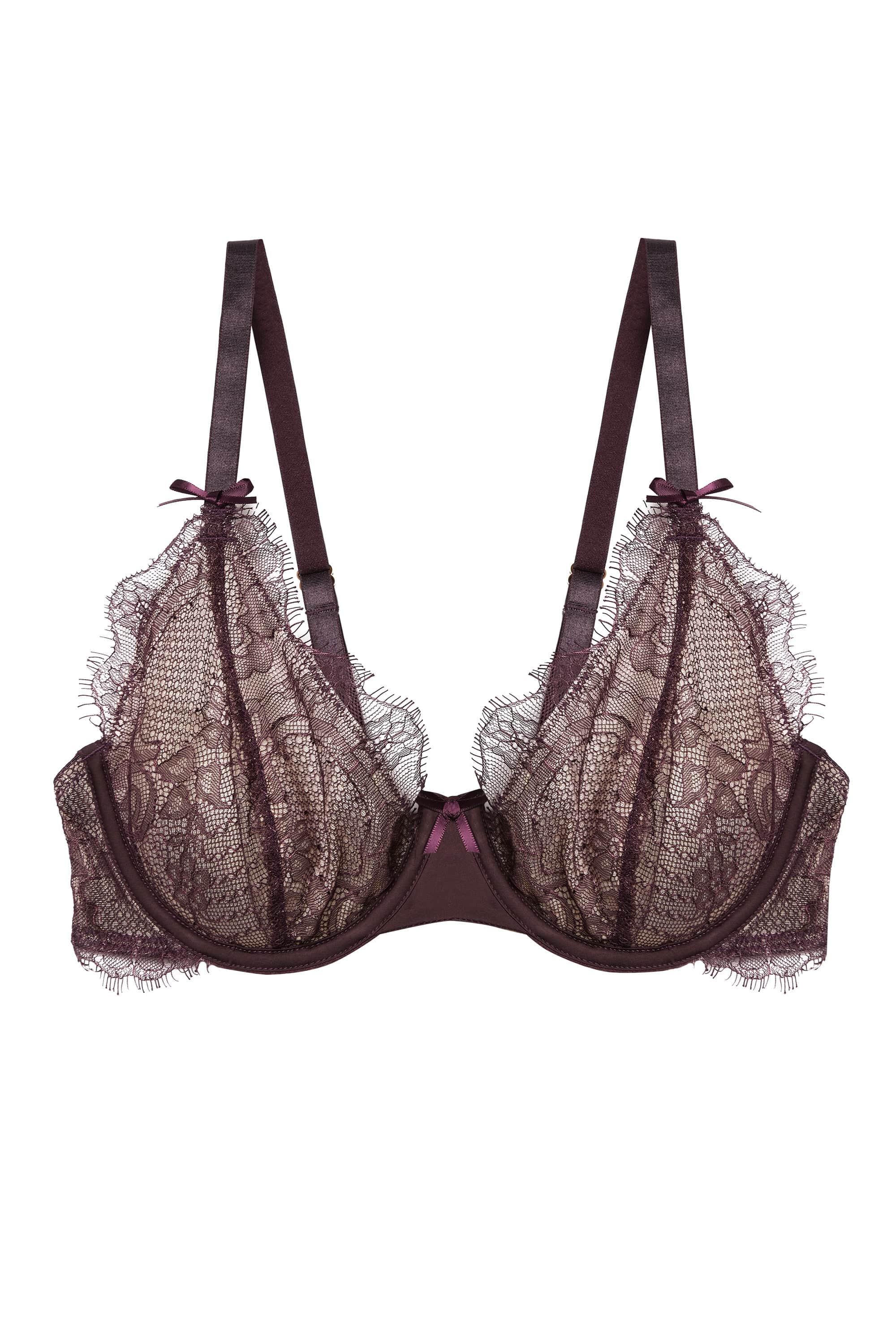 Alvara Plum Lace Bra - Image 7