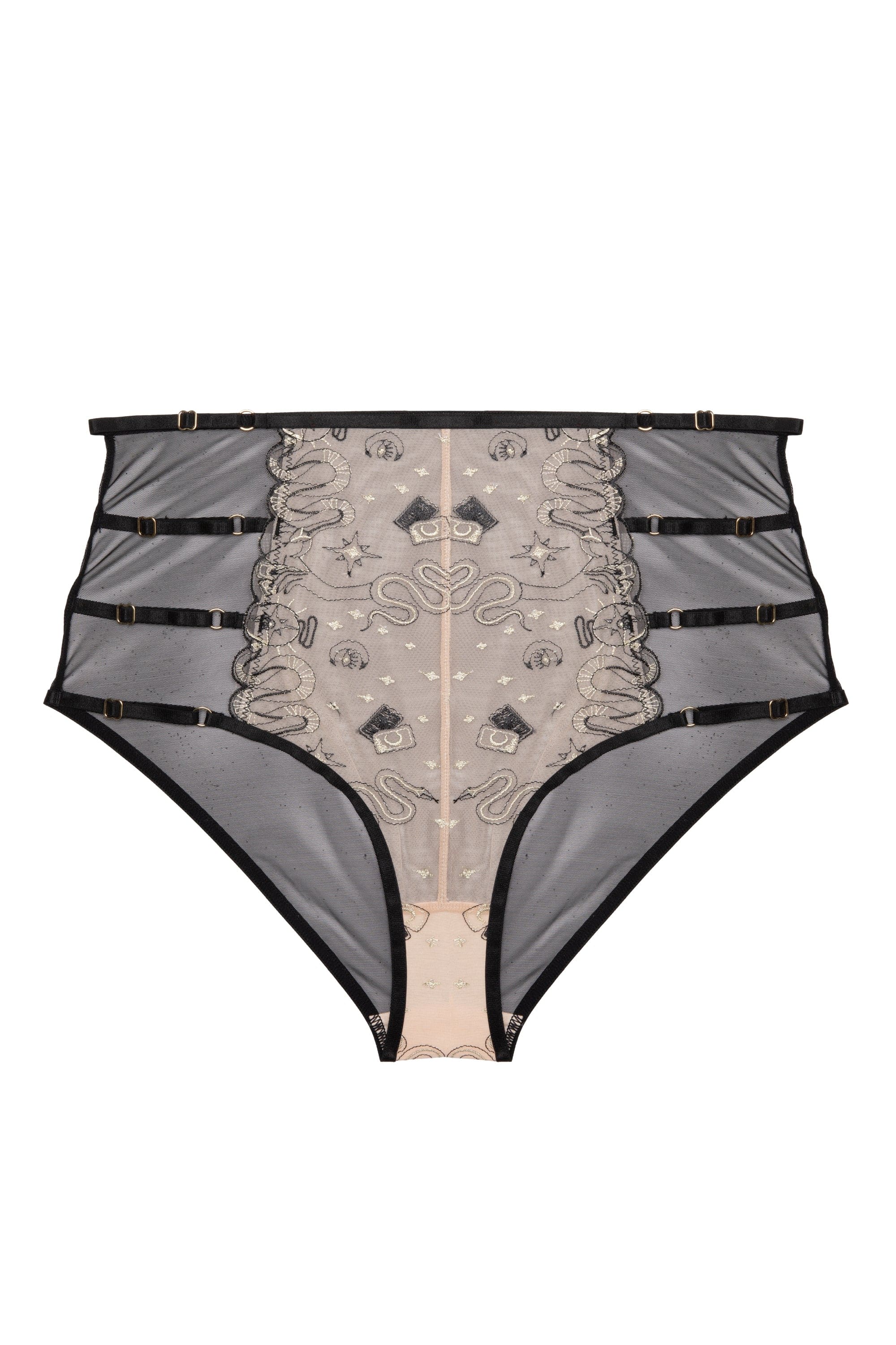 Anna Mystical Embroidery High Waisted Brief - Image 7