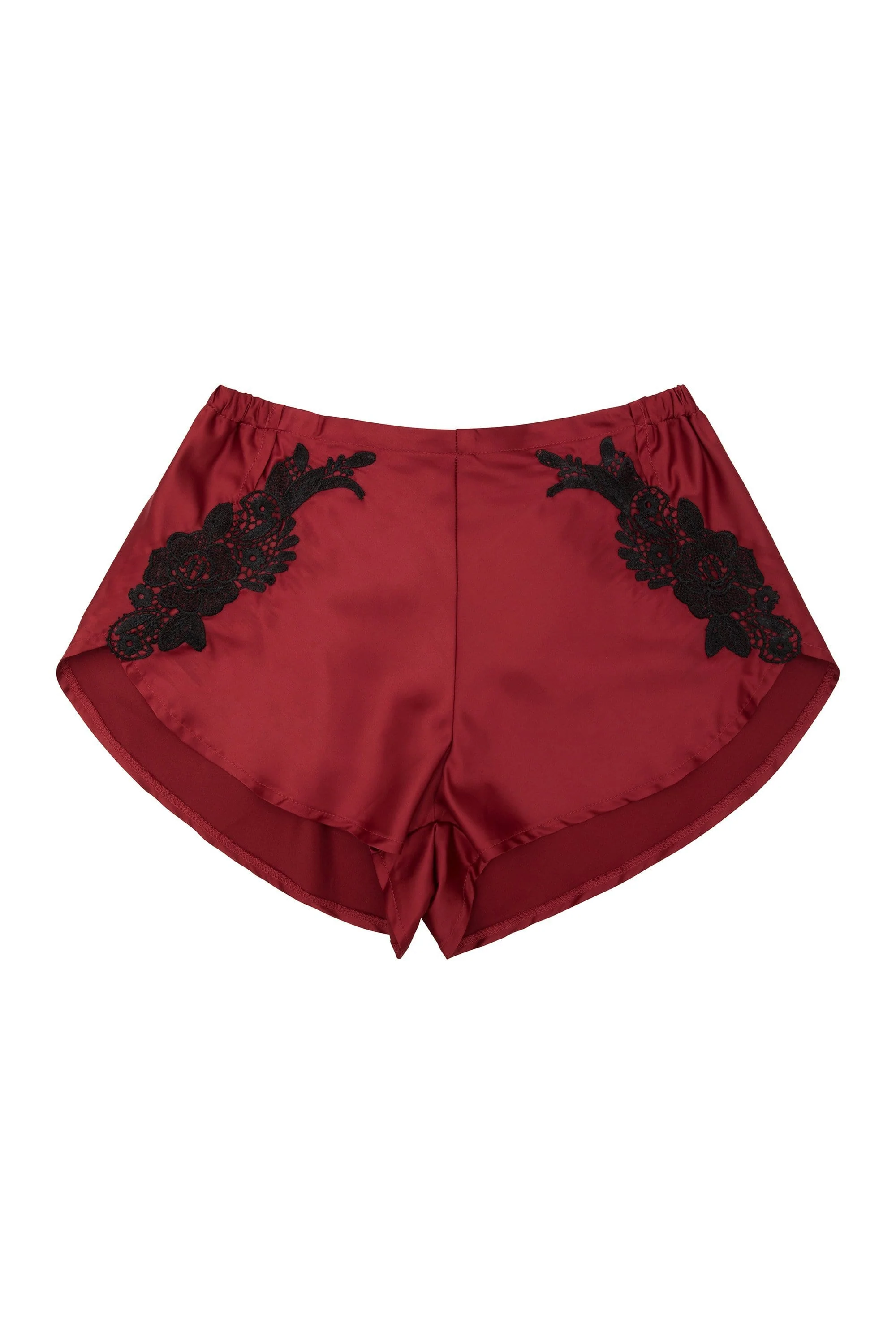 Annie Red Cami and Short Applique Set - Image 4