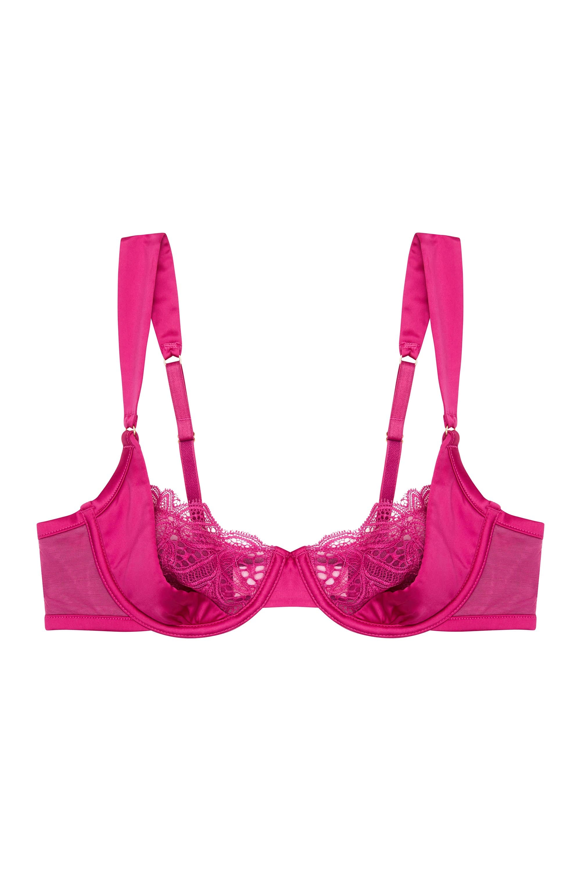 Arabella Fuller Bust Satin gathered cup bra - Image 2