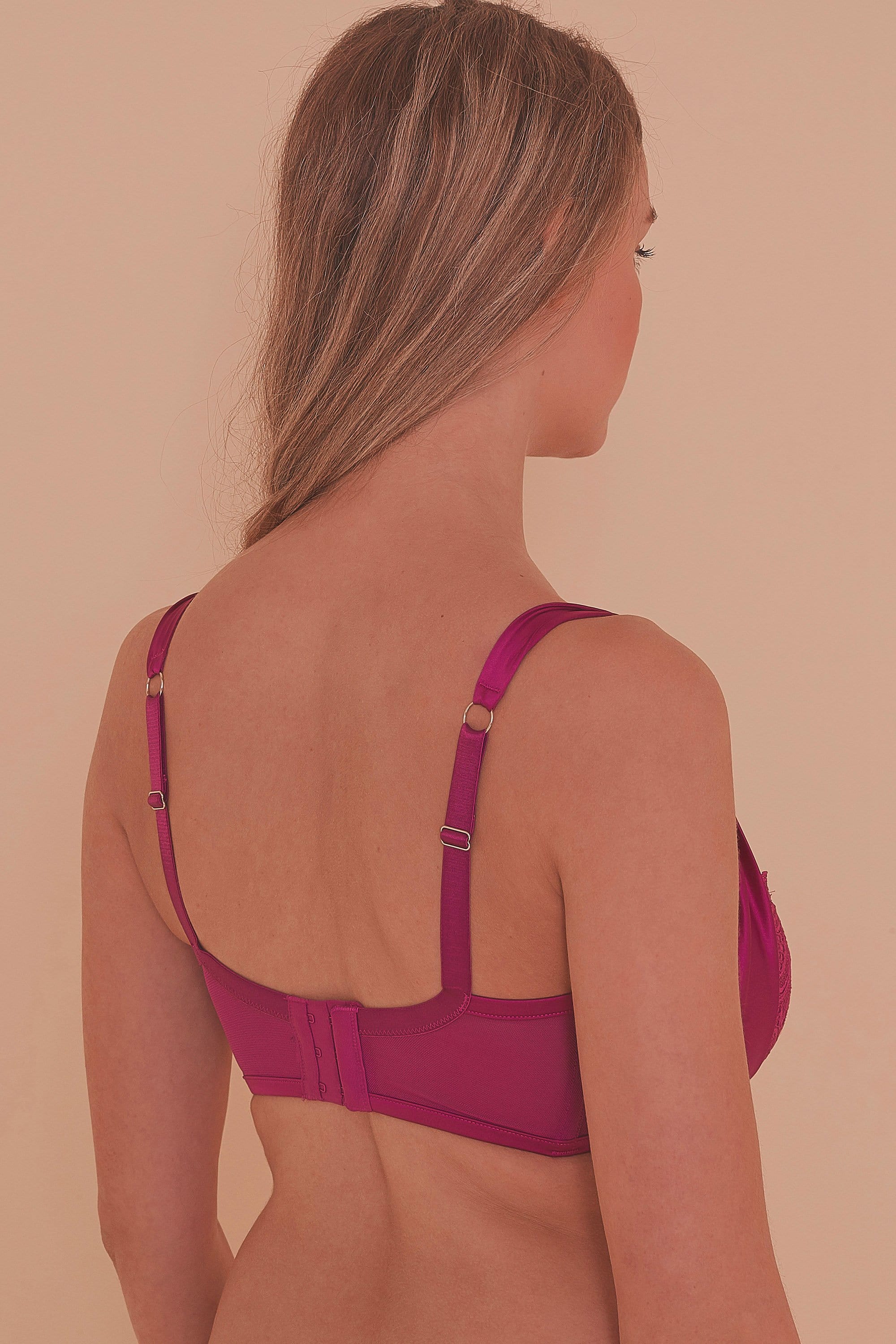 Arabella Fuller Bust Satin gathered cup bra - Image 5