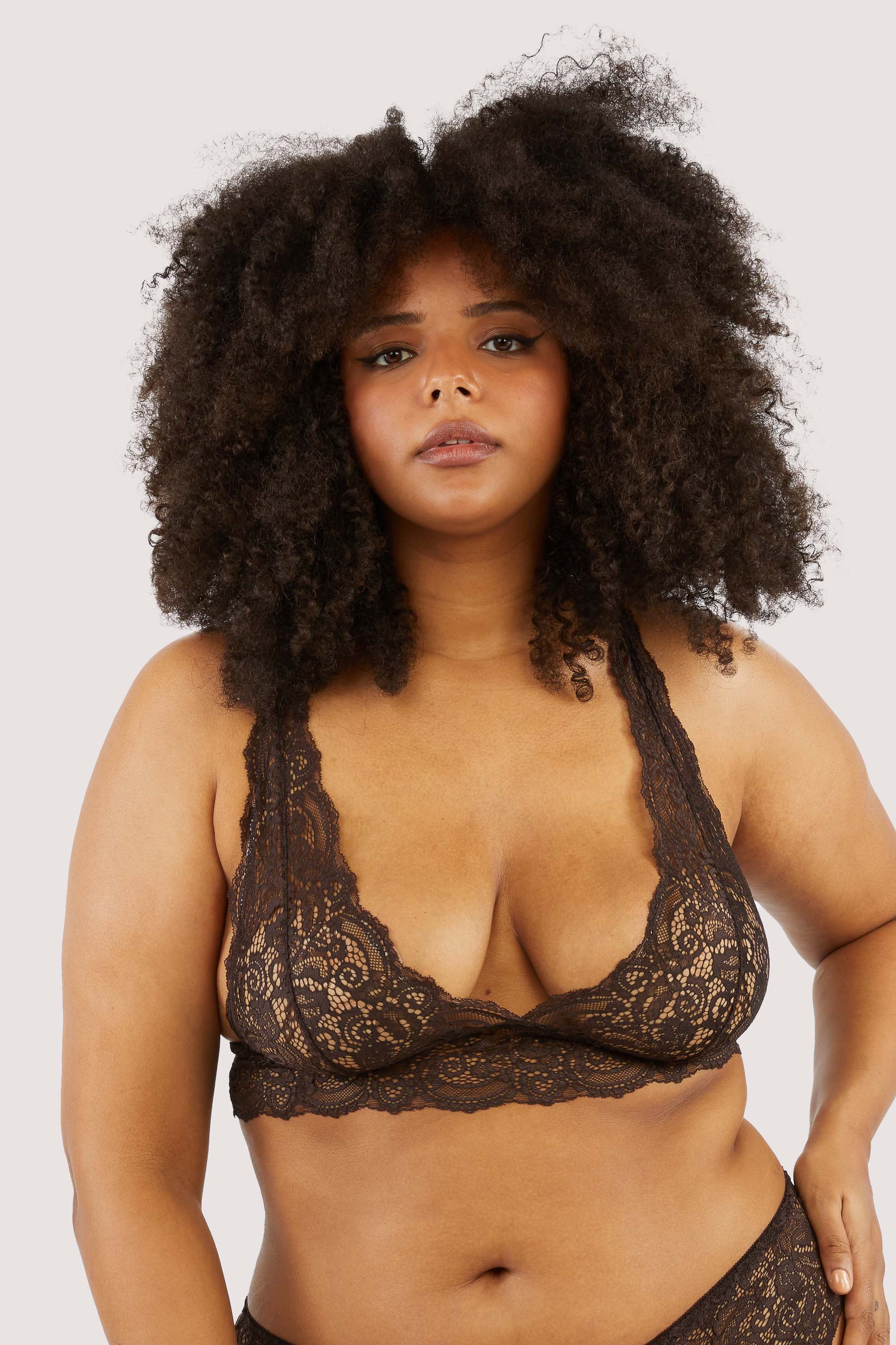 Ariana Coffee Lace Bralette - Image 3