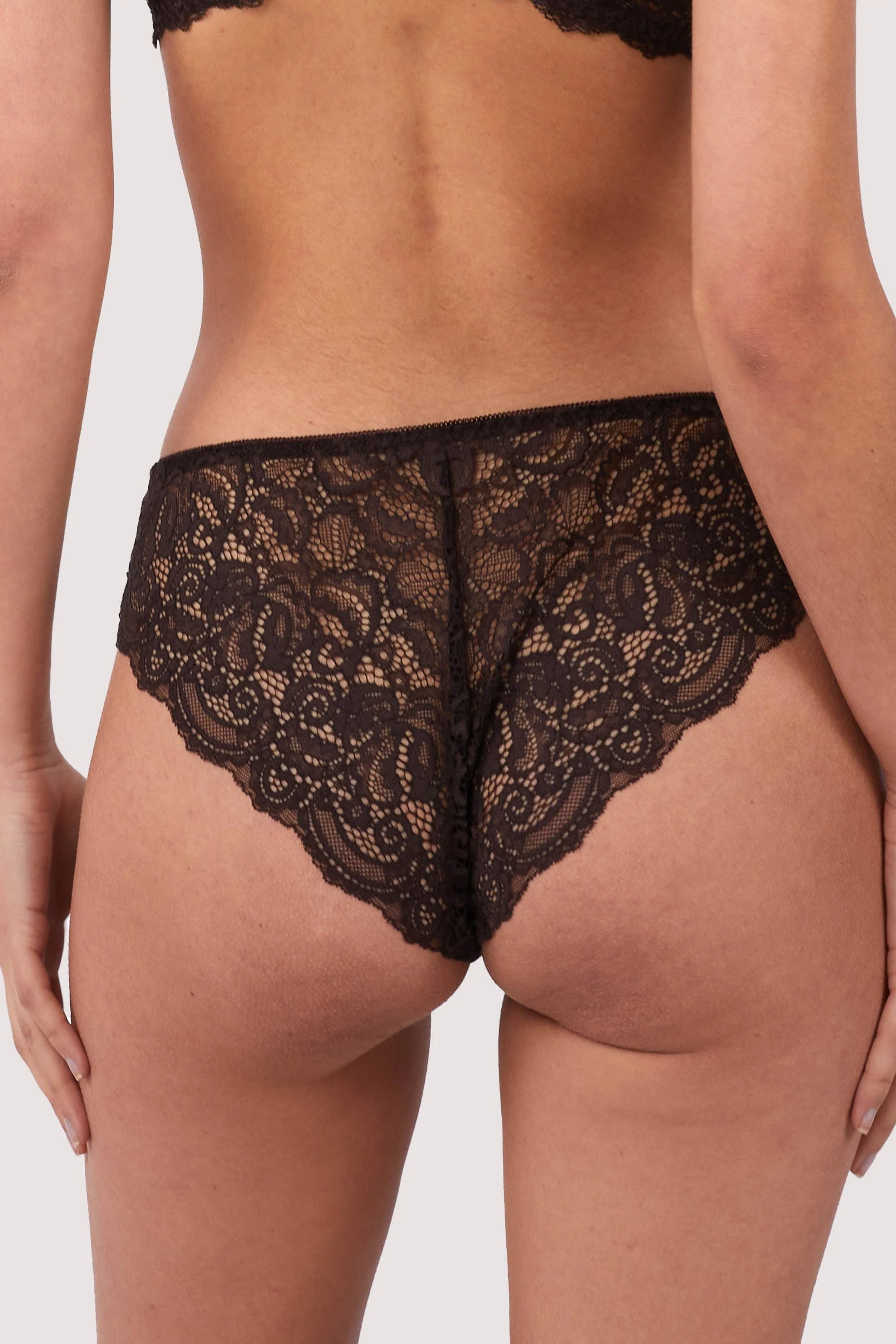 Ariana Coffee Lace Brief - Image 2
