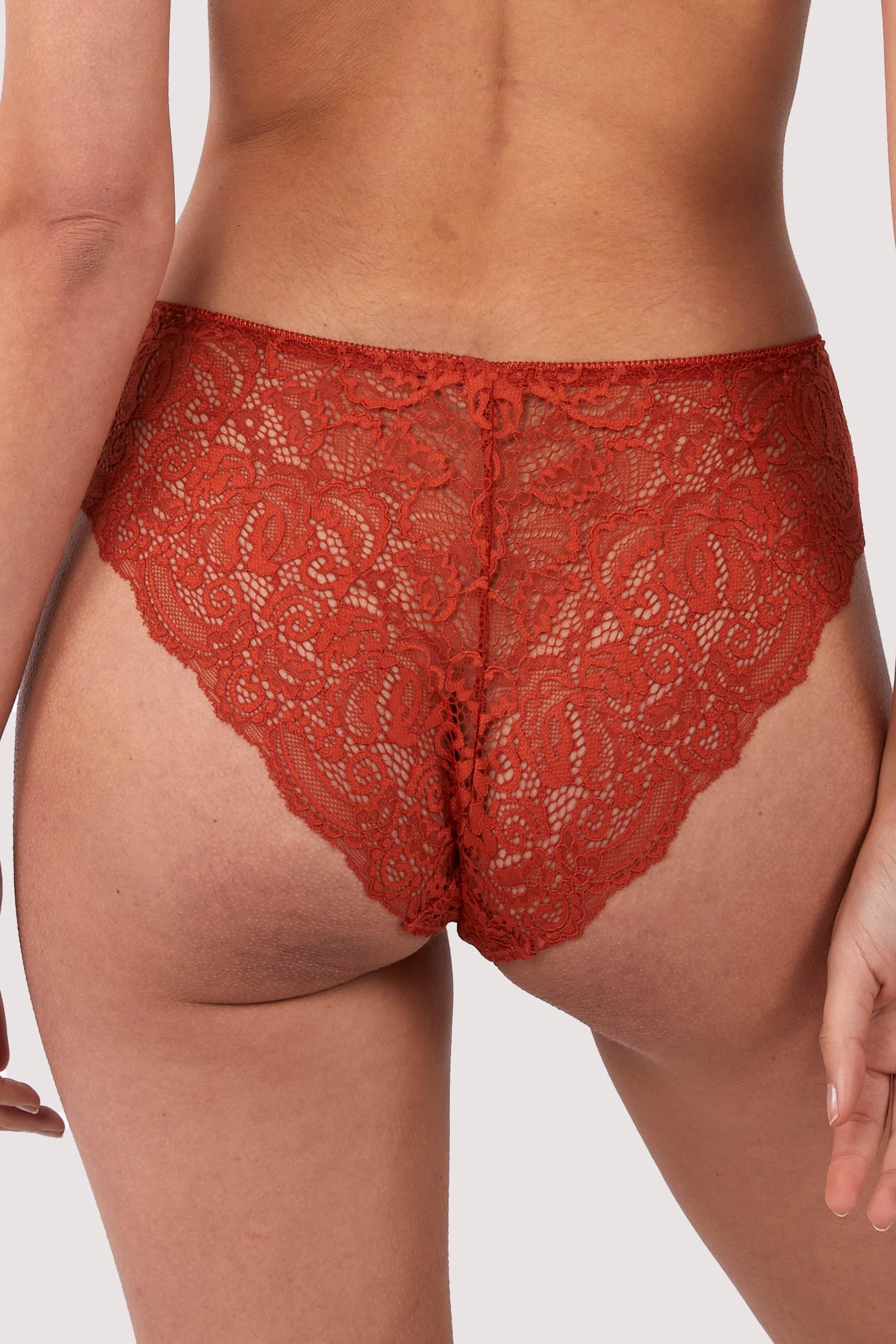 Ariana Ginger Lace Brief - Image 2