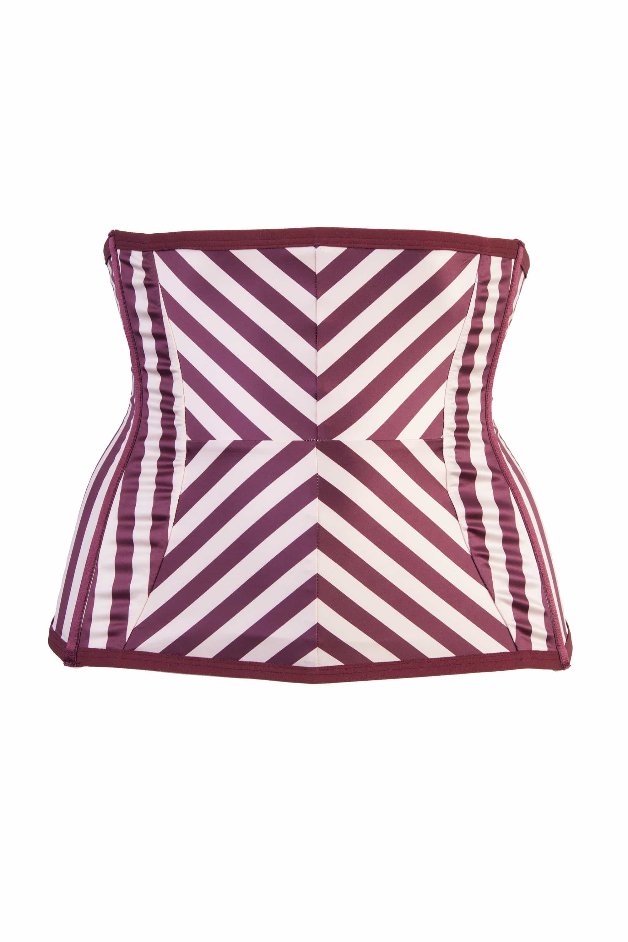 Beatrix Red Placement Stripe Waspie Core - Image 4