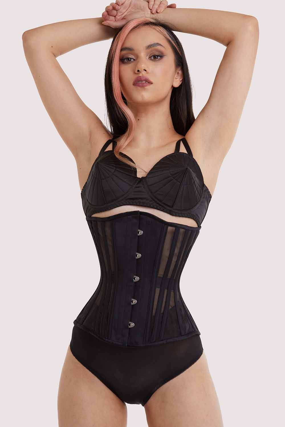 Fine Mesh Underbust Corset - Image 5