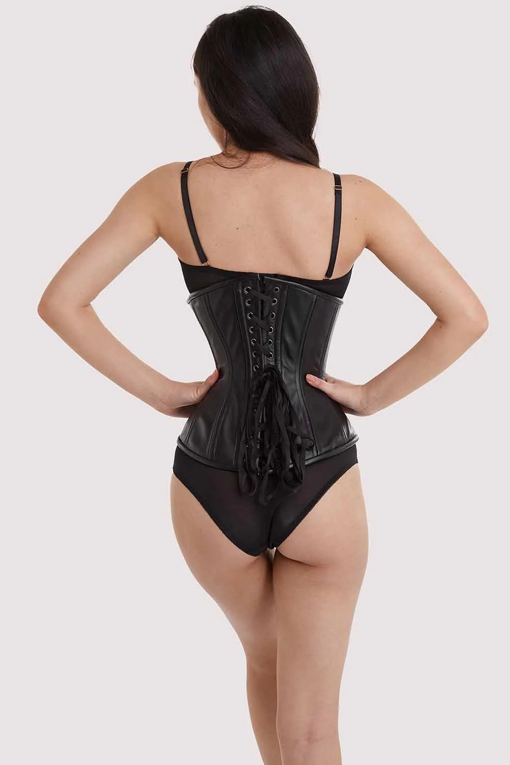 Leather Underbust Corset - Image 6