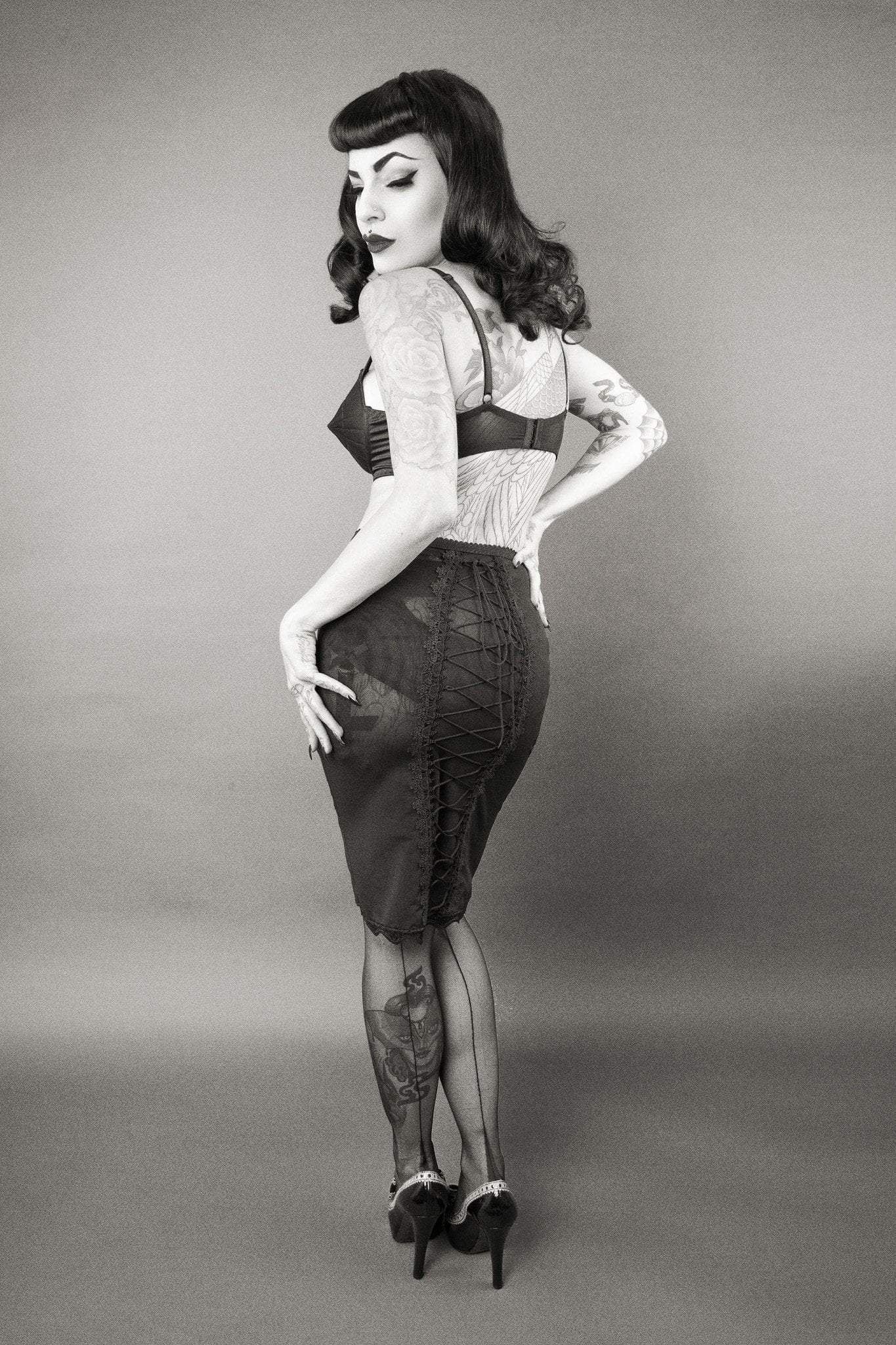 Black Lingerie Skirt - Image 9