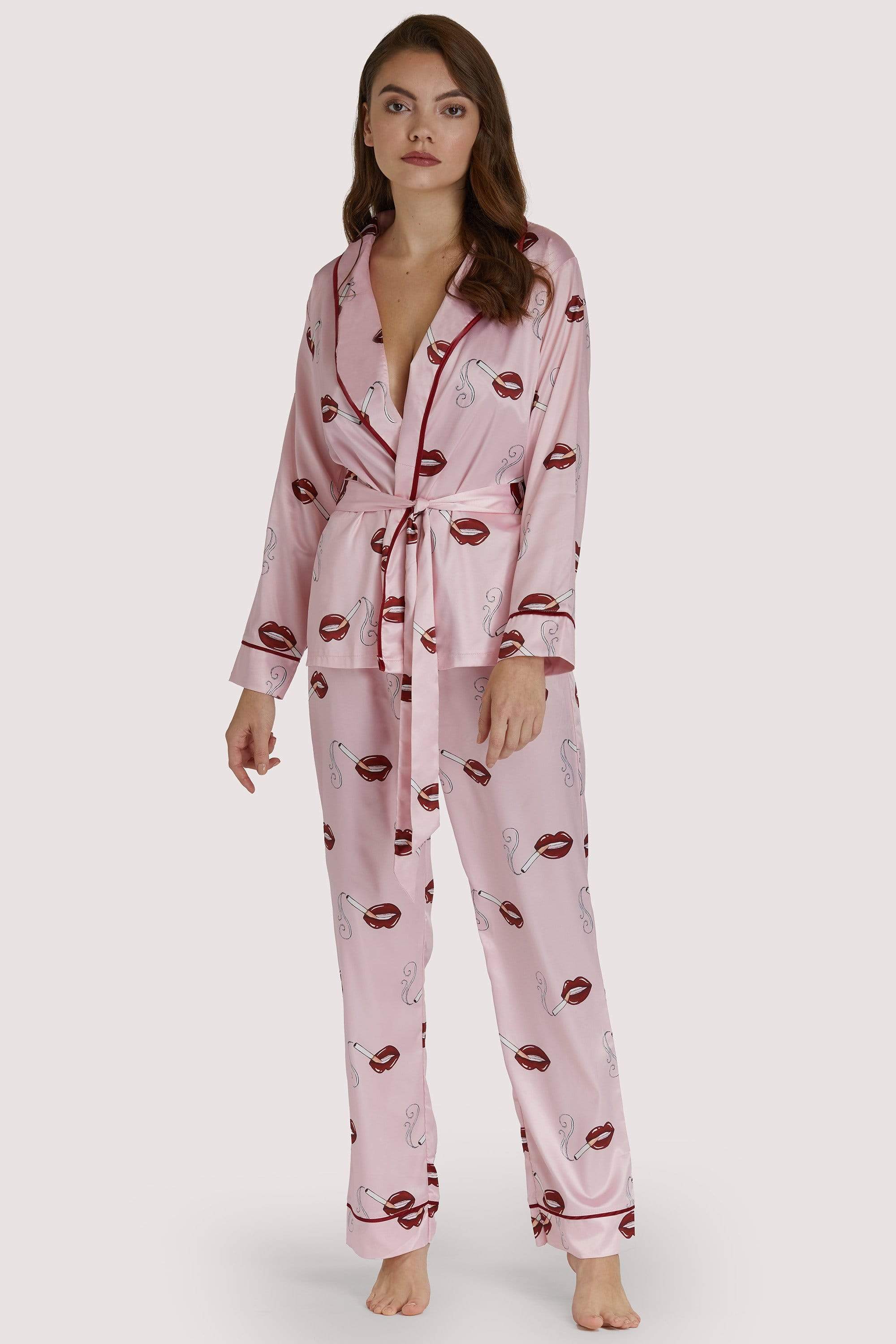 Lip Printed PJ Set - Image 2