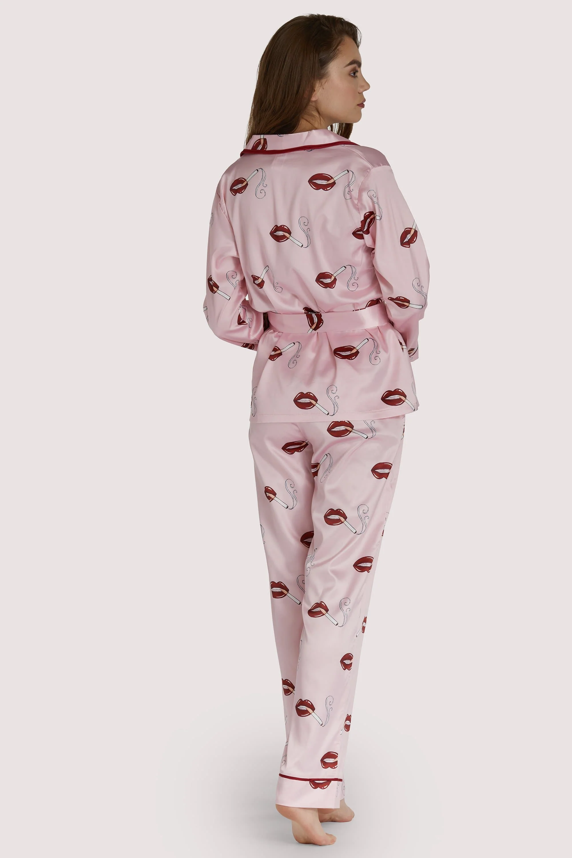 Lip Printed PJ Set - Image 3