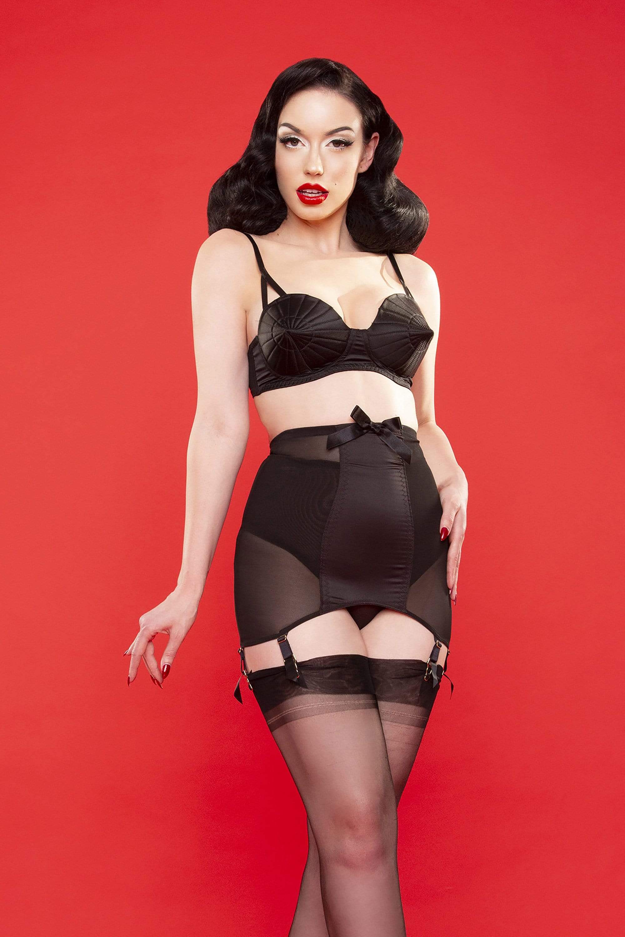 Bettie Page Satin Girdle - Image 4