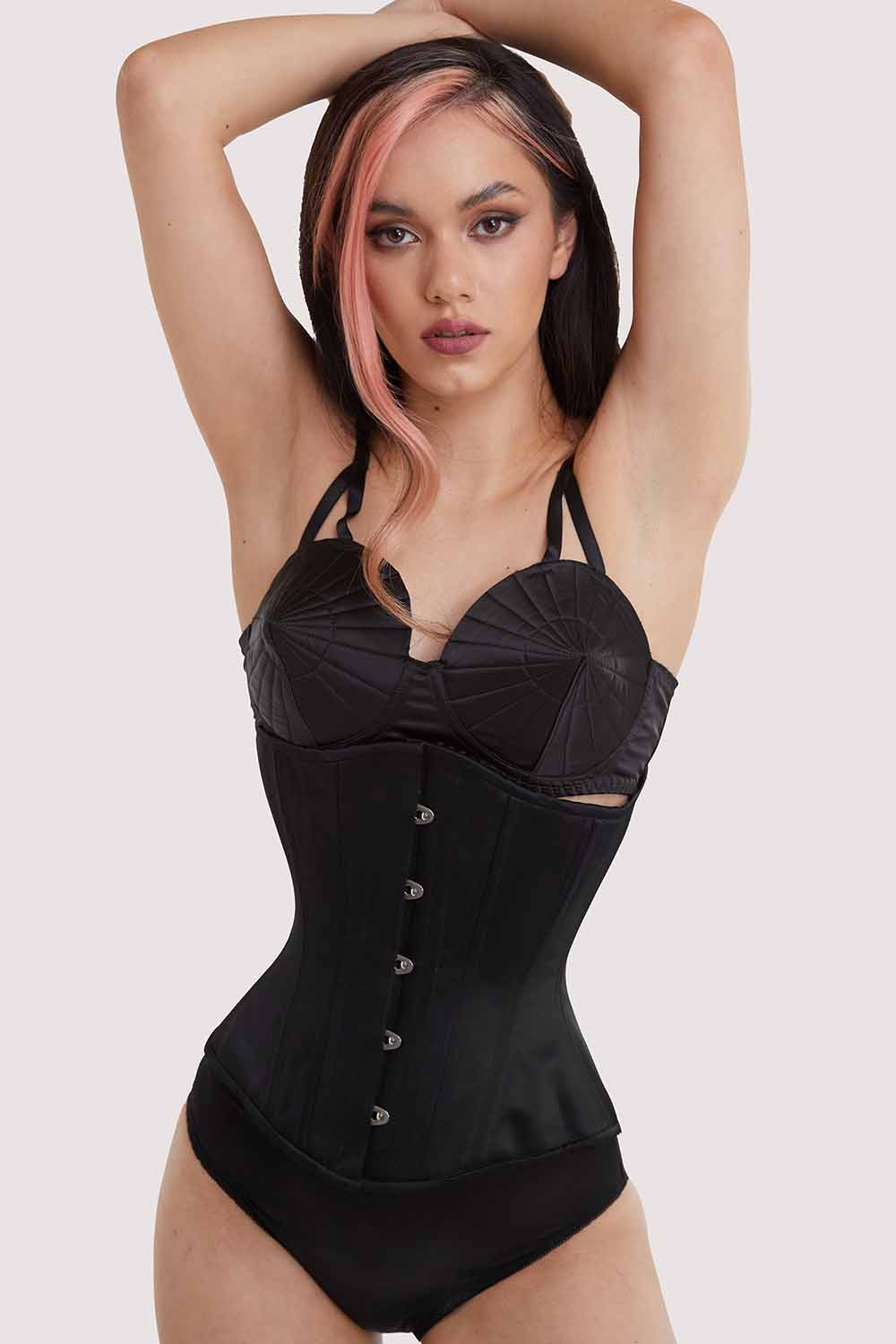 Satin Underbust Corset - Image 3