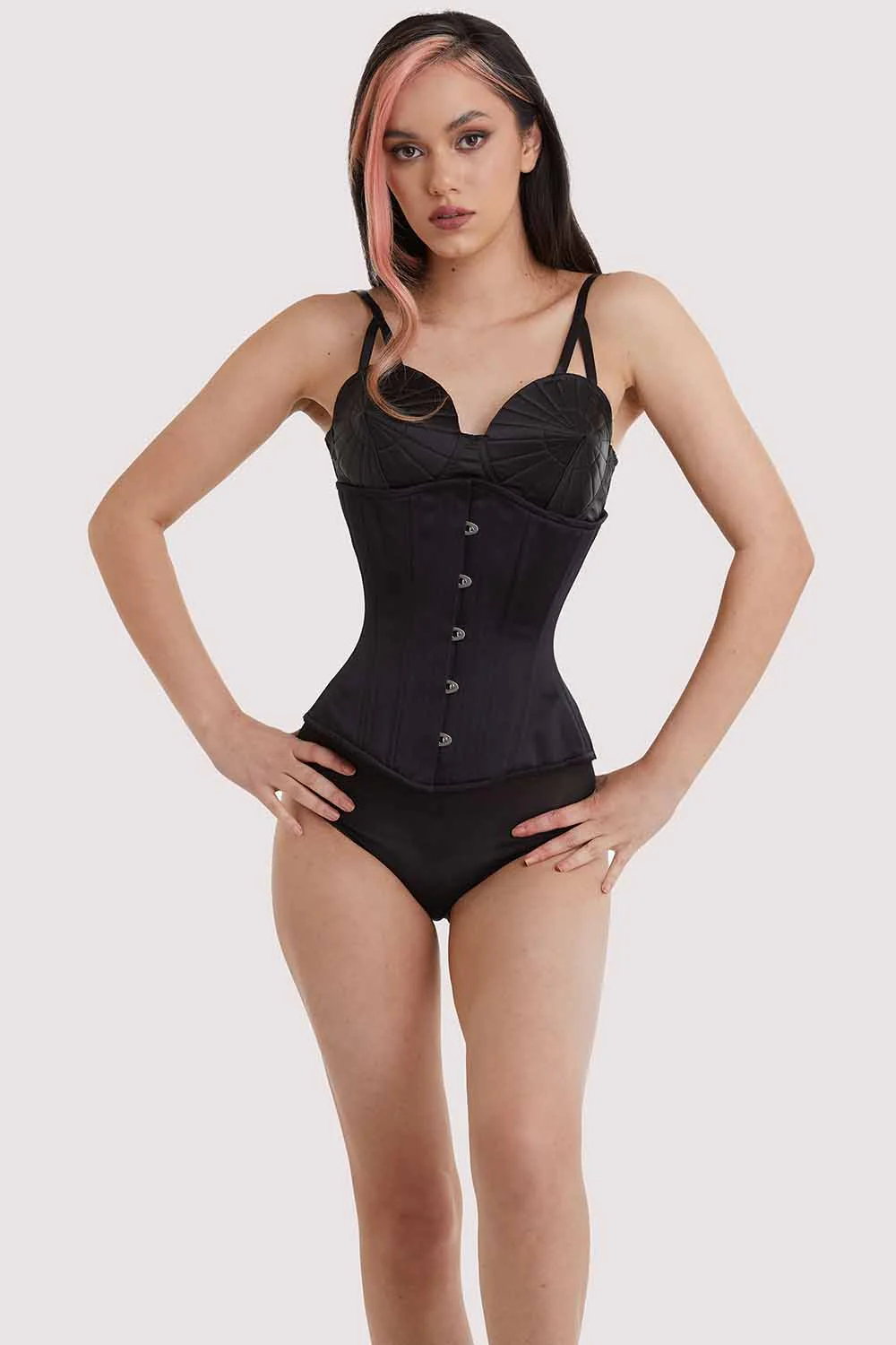 Satin Underbust Corset - Image 5