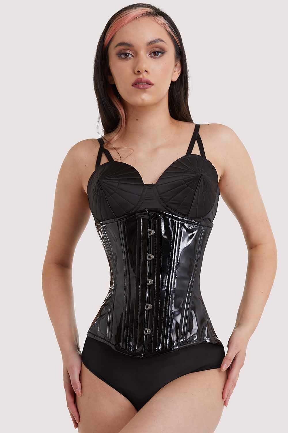 Vinyl Fetish Underbust Corset - Image 4