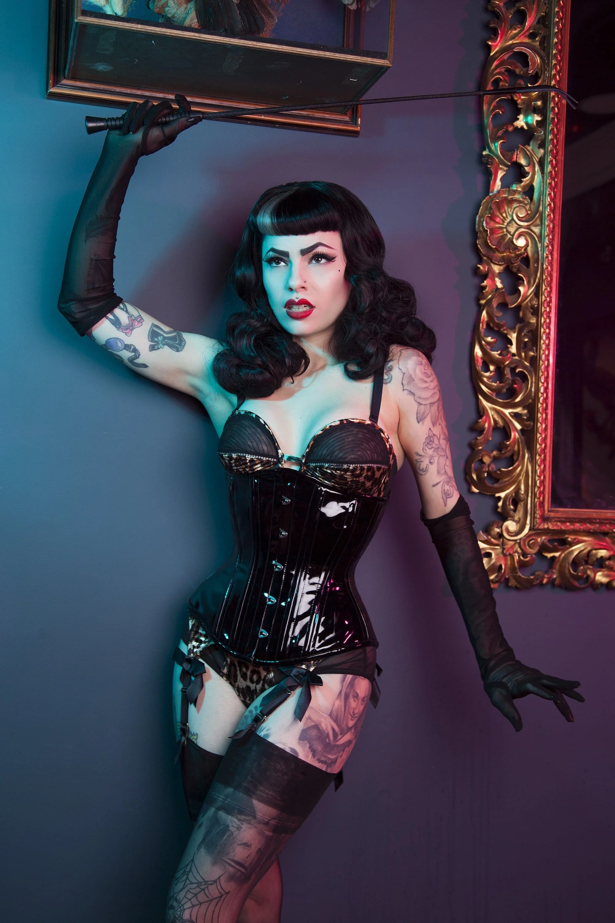 Vinyl Fetish Underbust Corset - Image 5