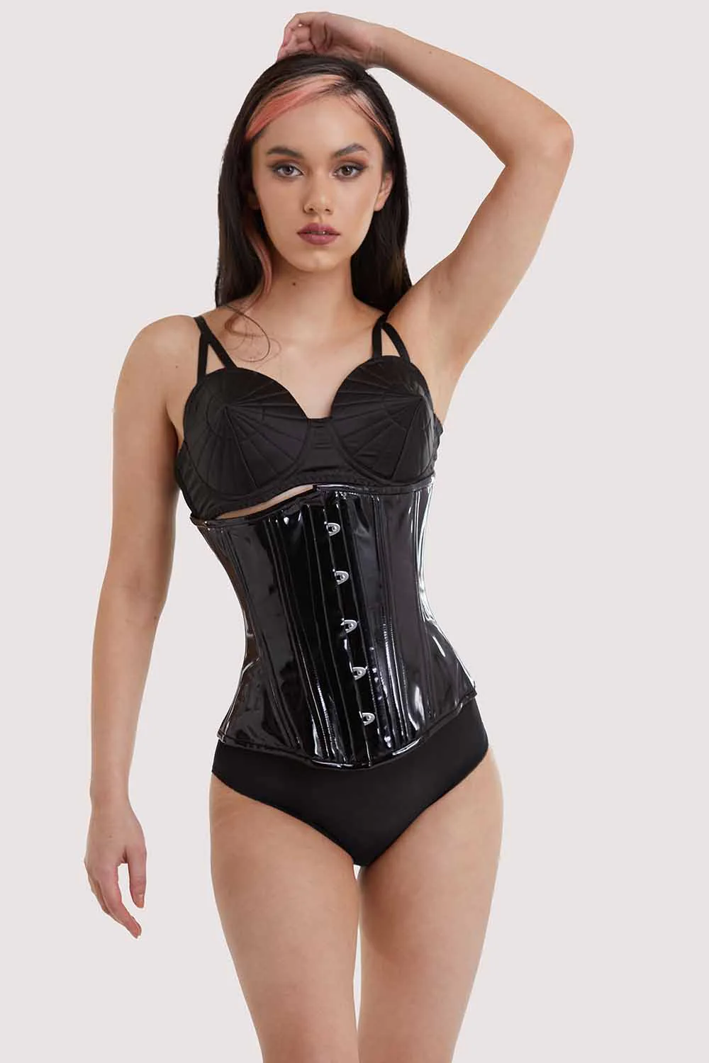 Vinyl Fetish Underbust Corset - Image 6