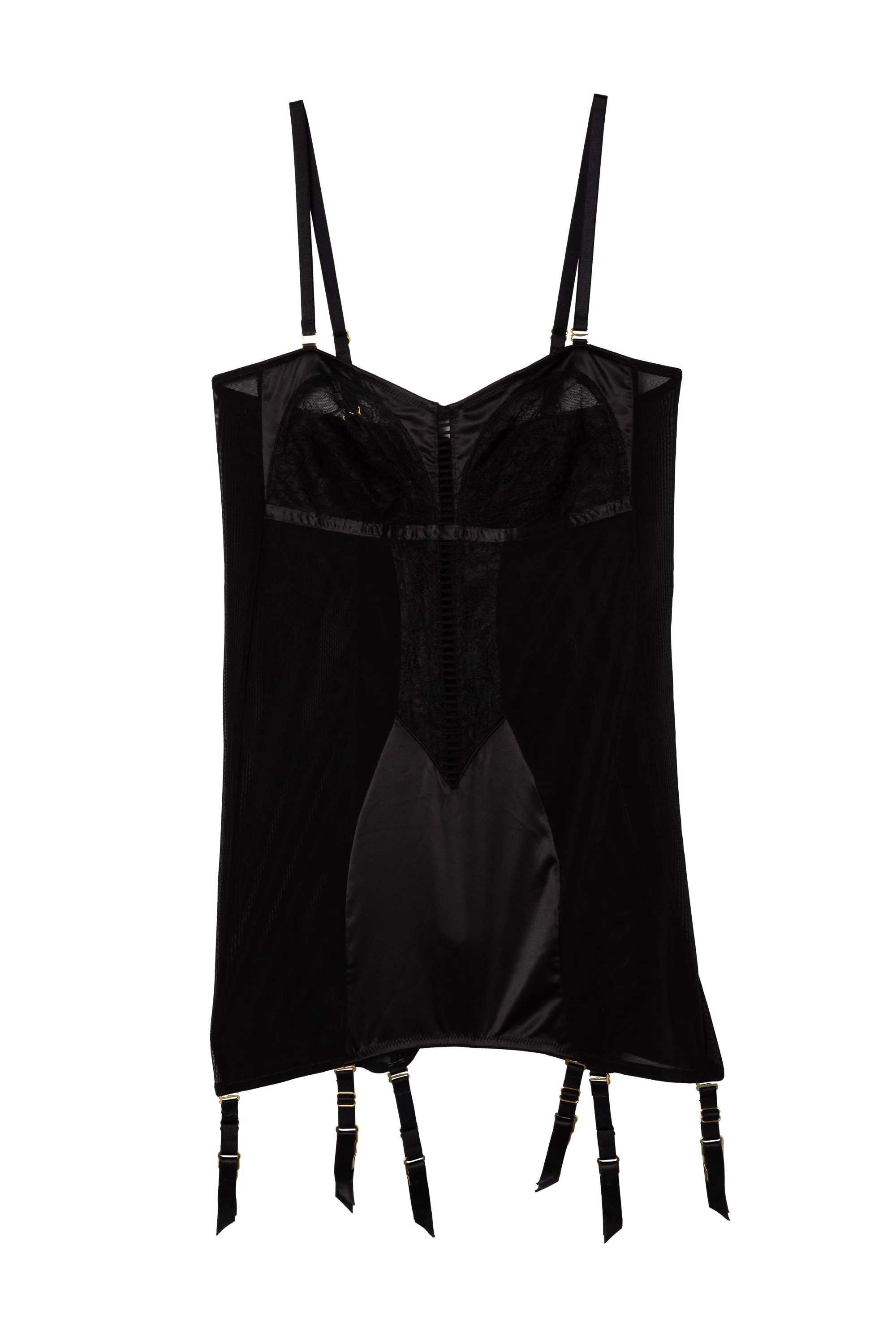 Black Lace Corsolette - Image 7