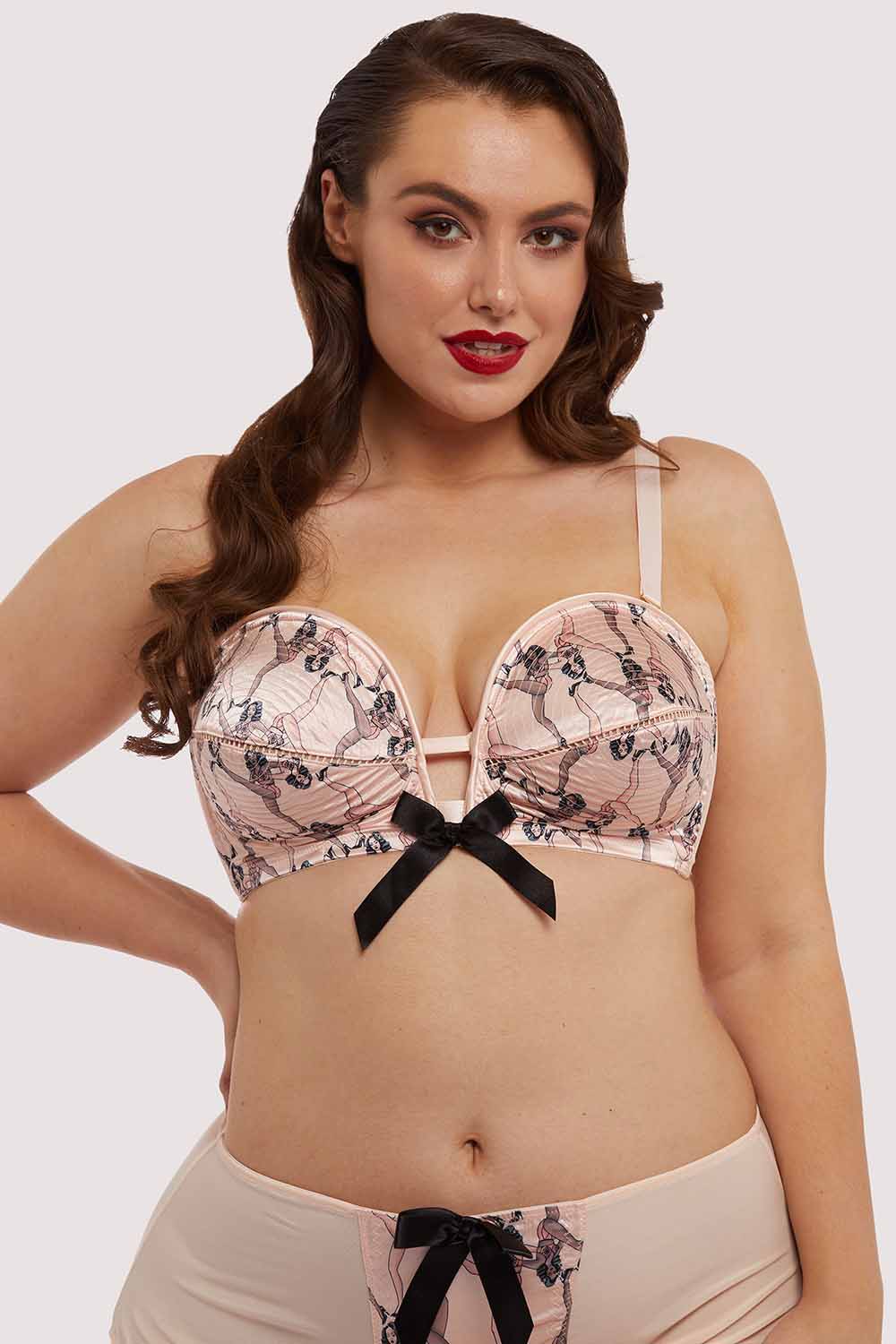 Showgirl Overwire Pink Bra - Image 5