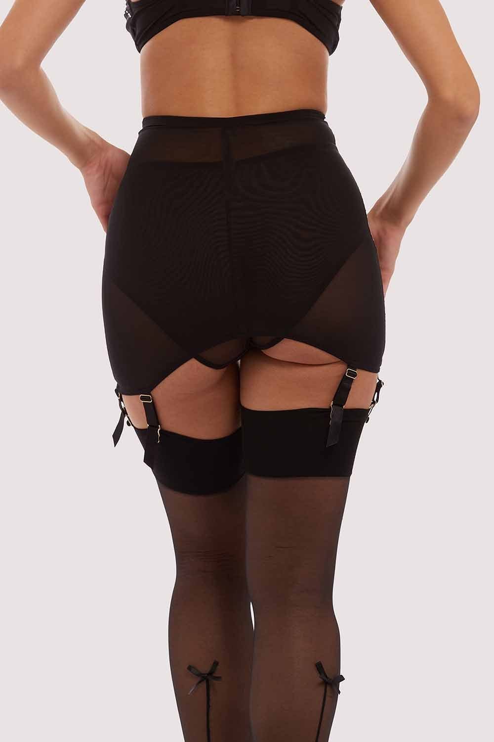Annabelle Diamante Spiderweb Black Girdle - Image 4