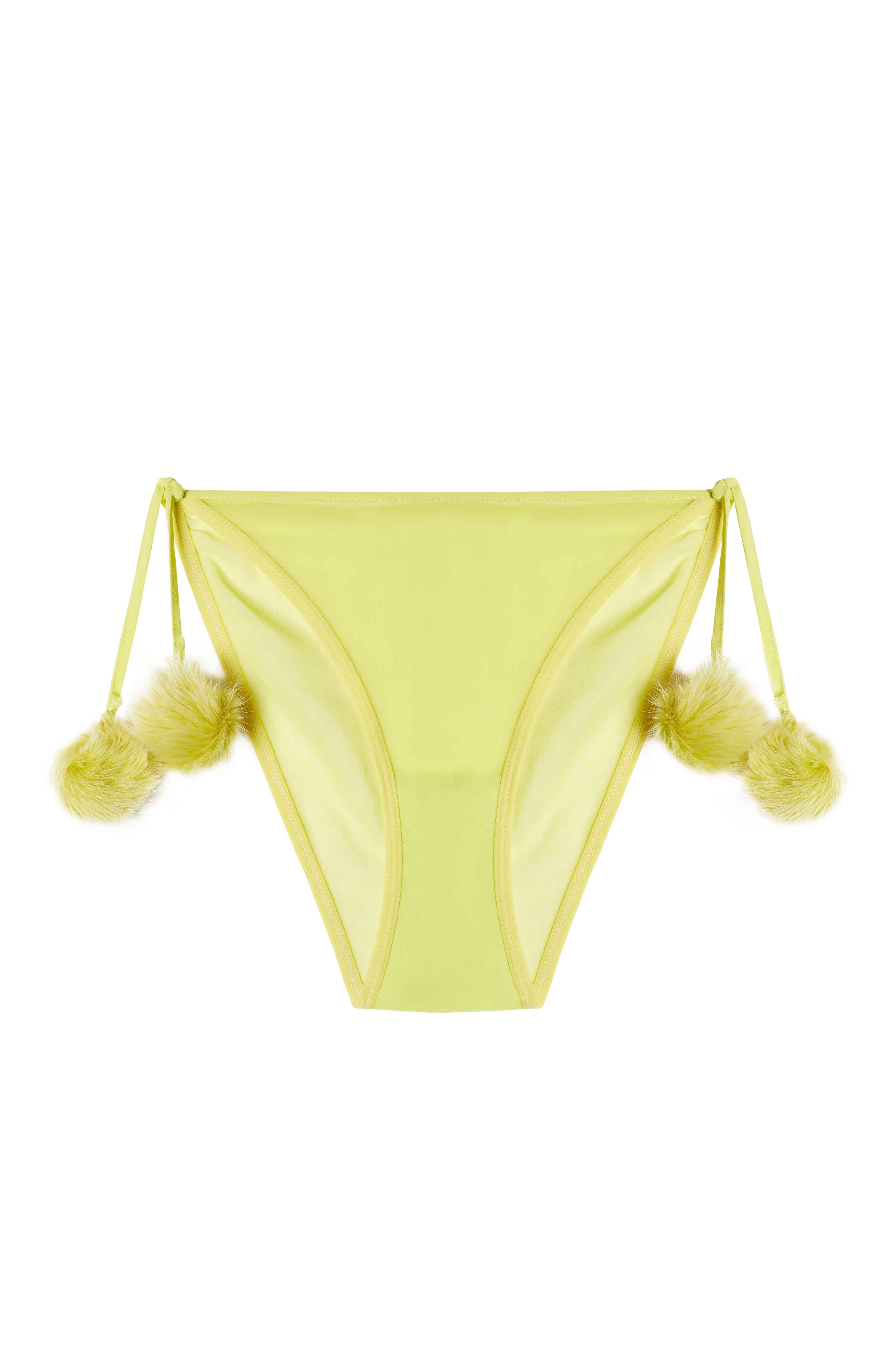 Dolores Pom Pom Brief Chartreuse - Image 6