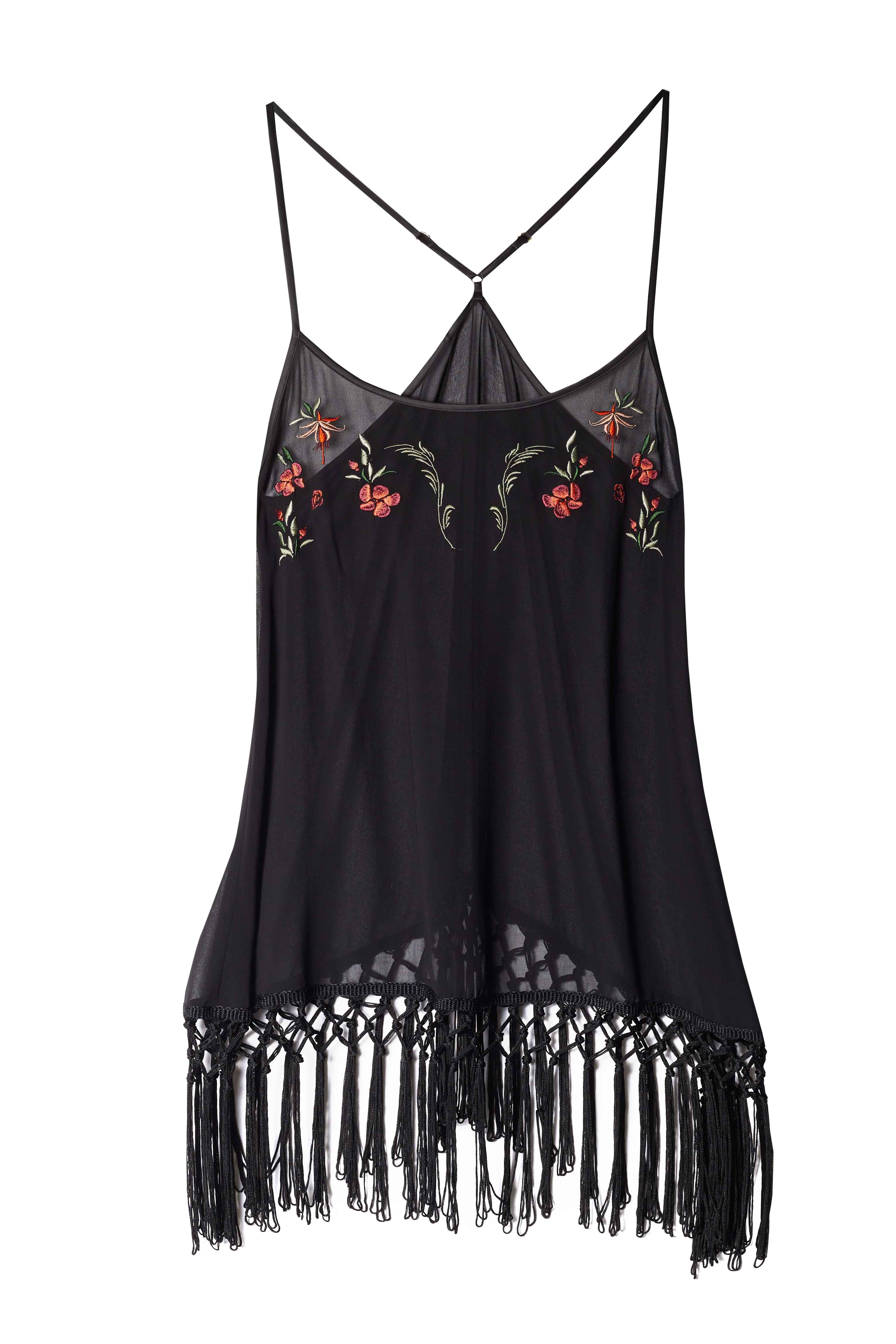 Embroidered Tassel Chemise - Image 6