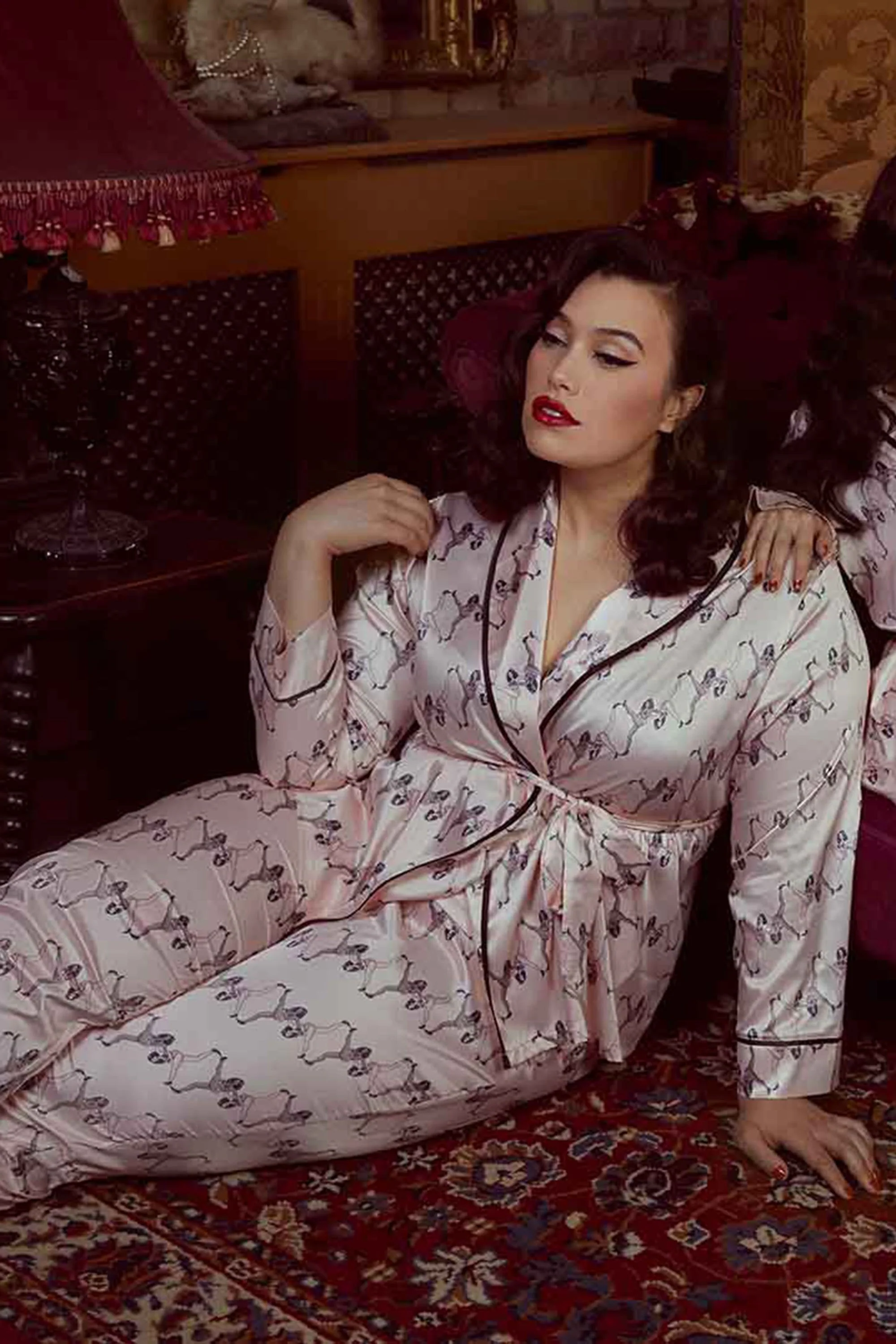Showgirl Wrap Tie Pyjama Set - Image 5