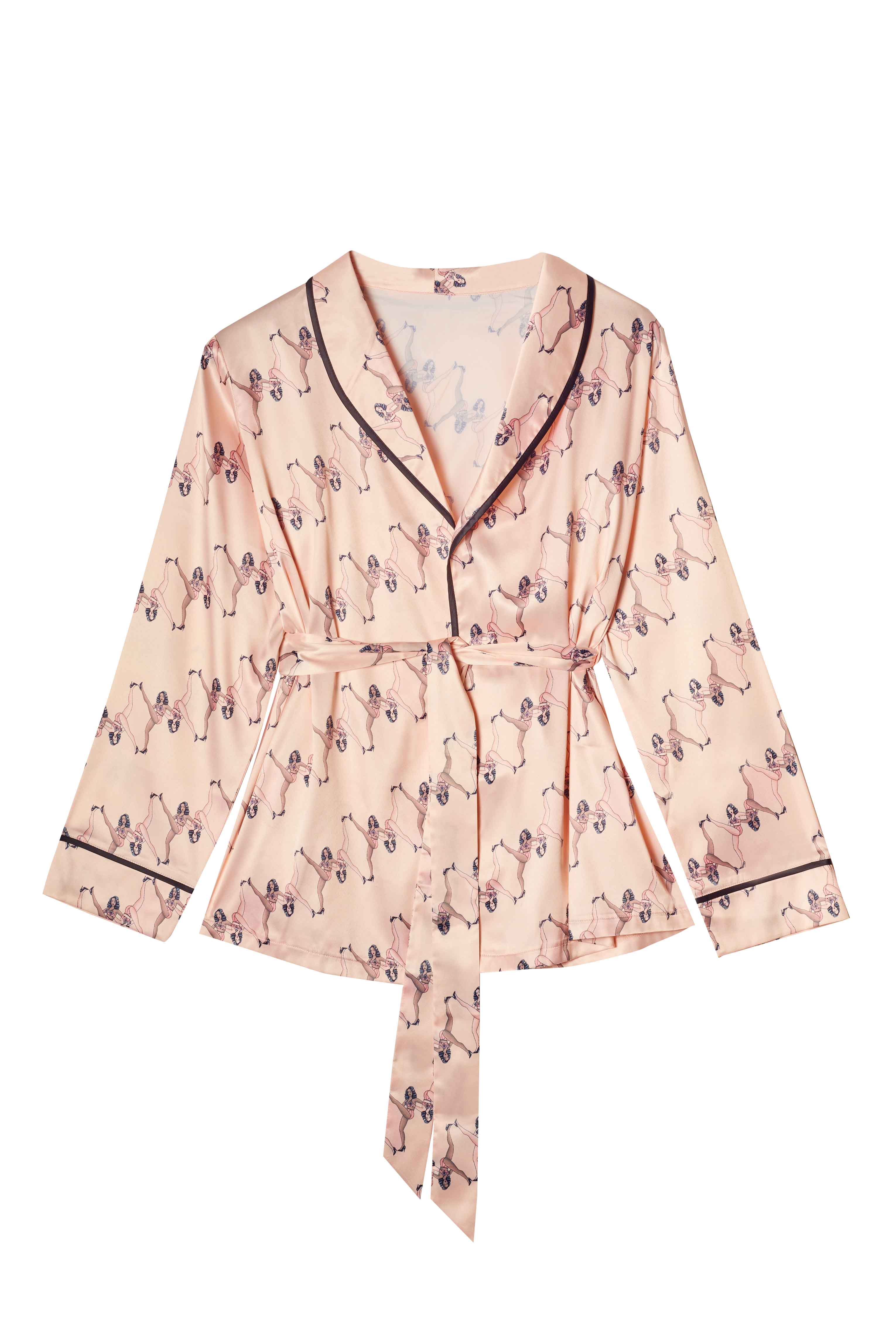 Showgirl Wrap Tie Pyjama Set - Image 6
