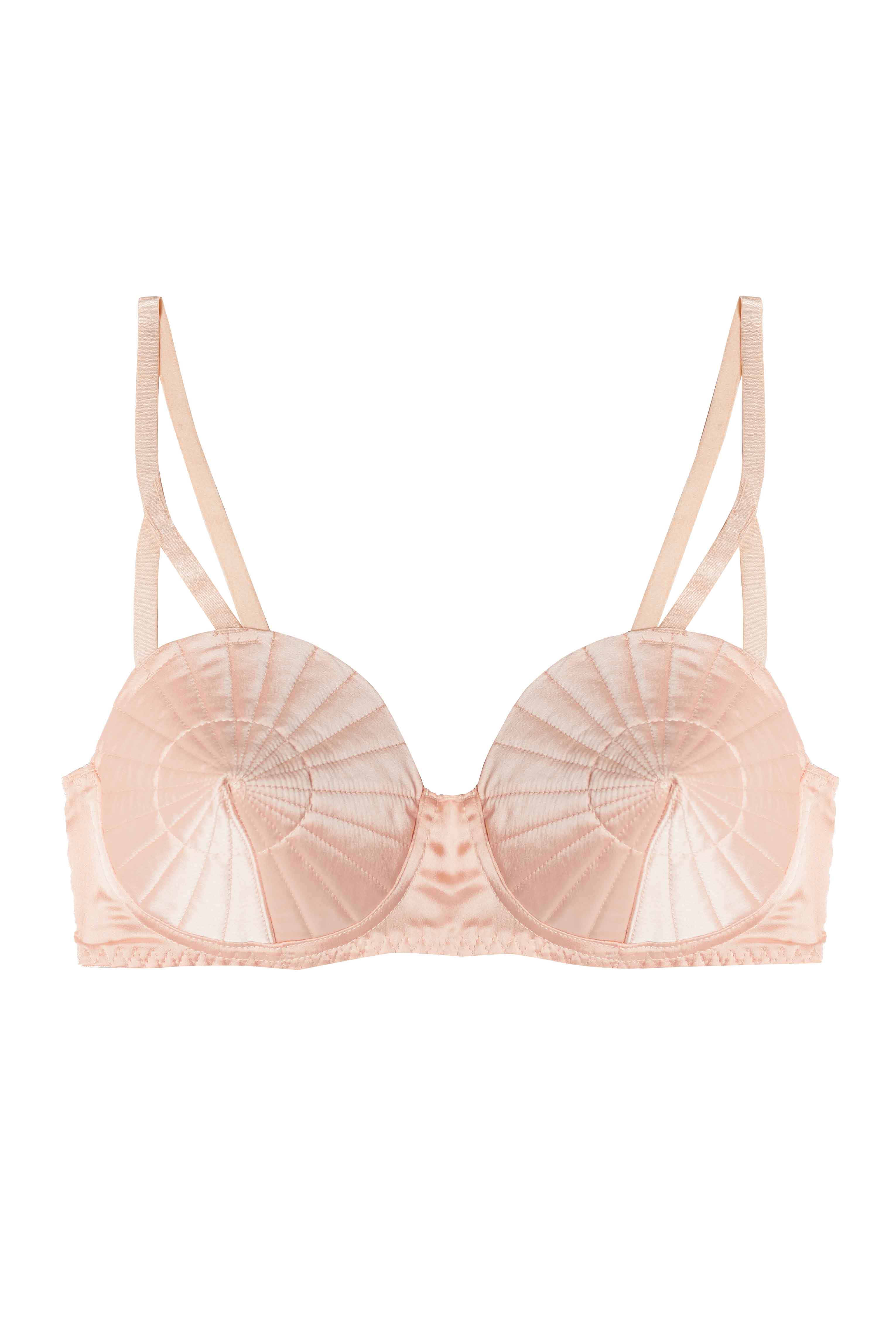 Retro Futuristic Bullet Bra Peach - Image 4