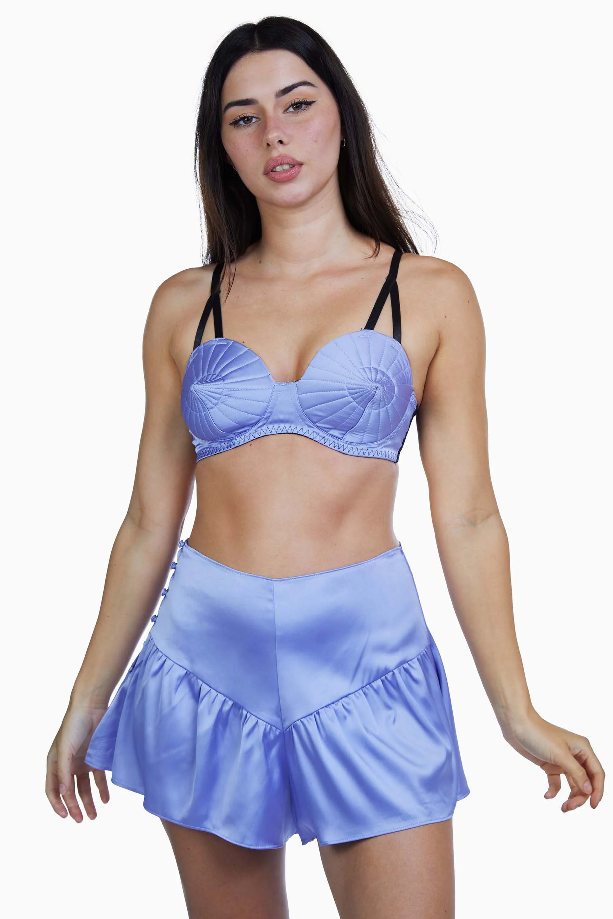 Bettie Page Lilac French Knicker Briefs - Image 3