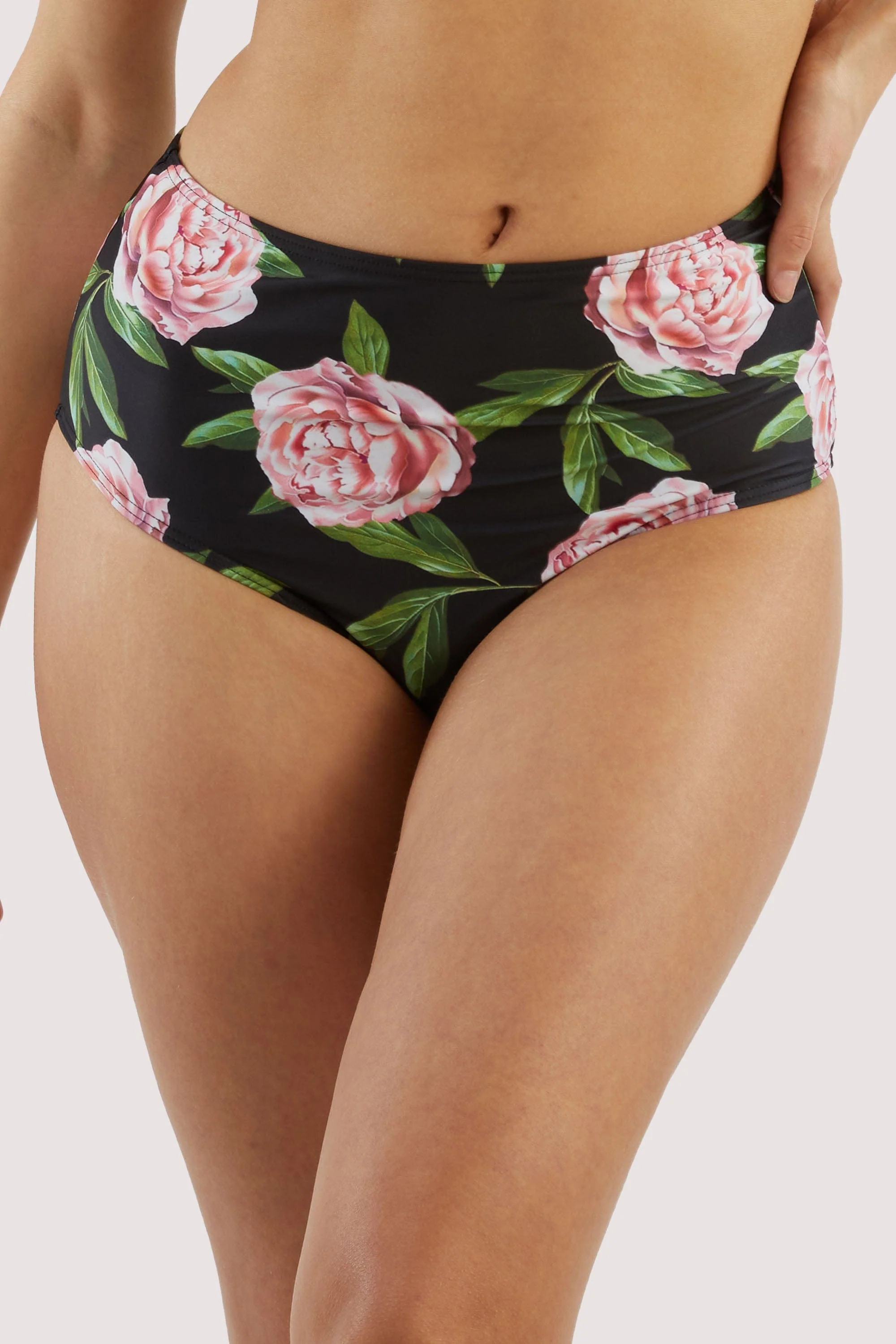 Eco Claudette Roses High Waisted Bikini Brief - Image 4