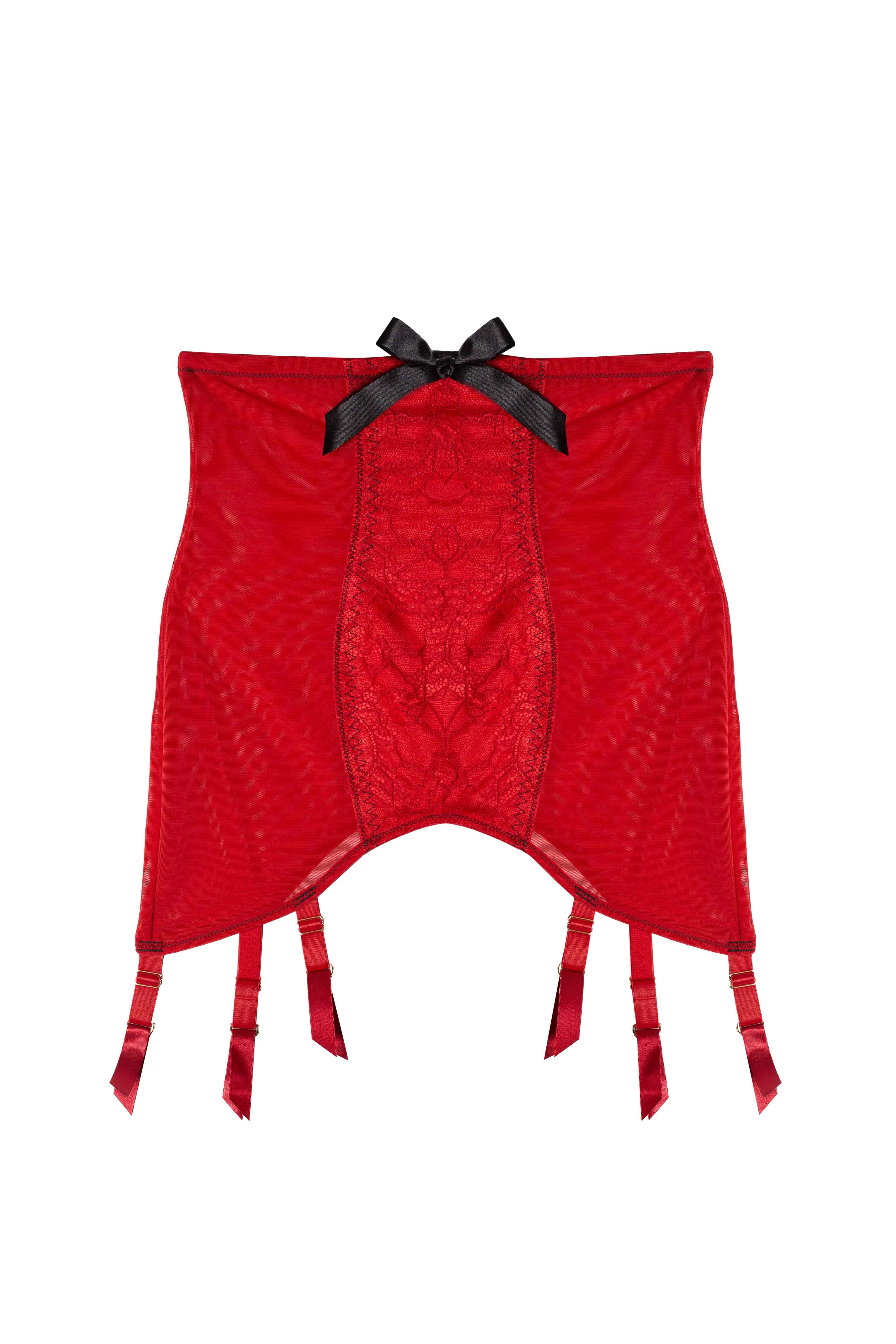 Red Elsie Lace Girdle - Image 6