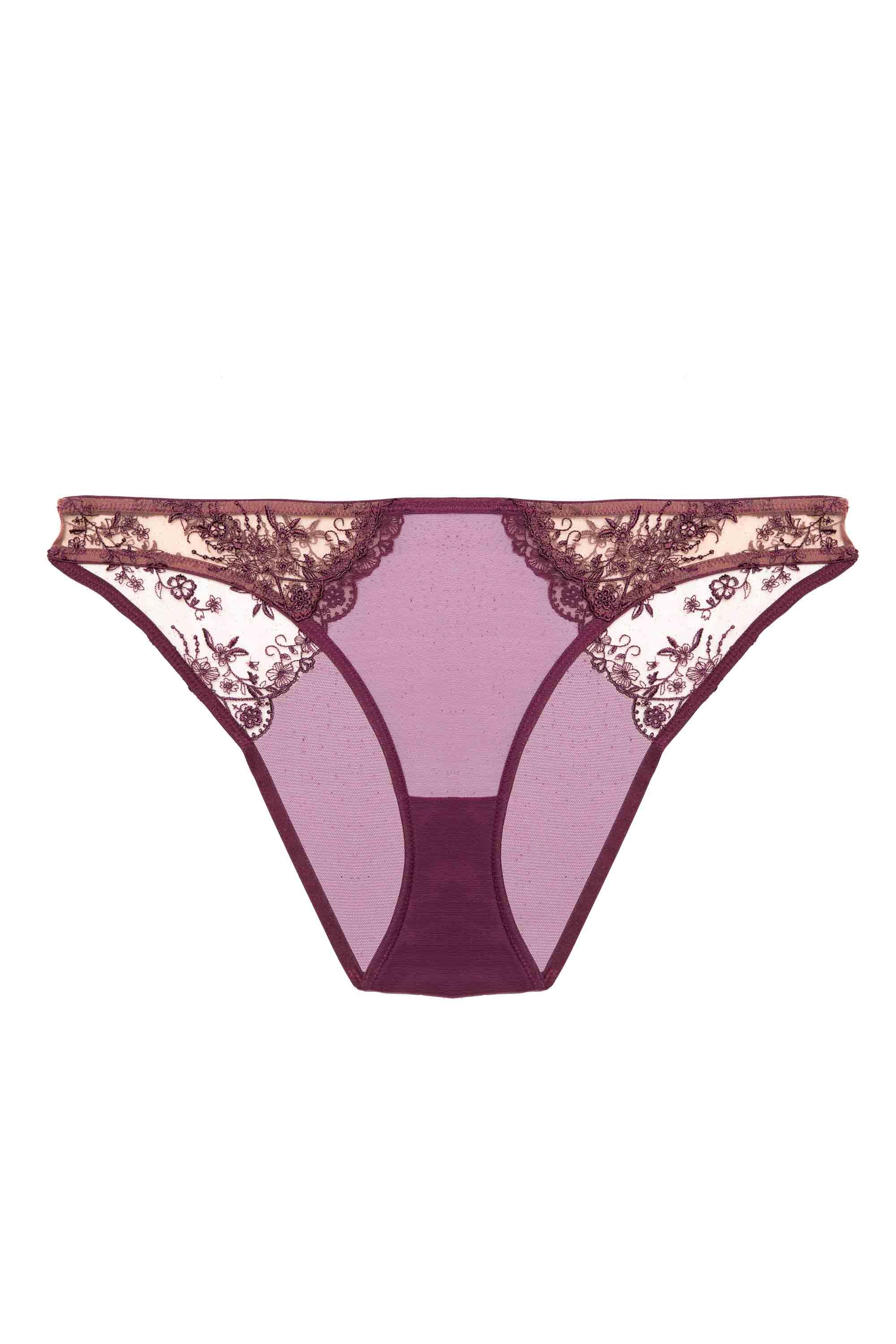 Cassia Wine Custom Embroidery Closed Brief - Image 5