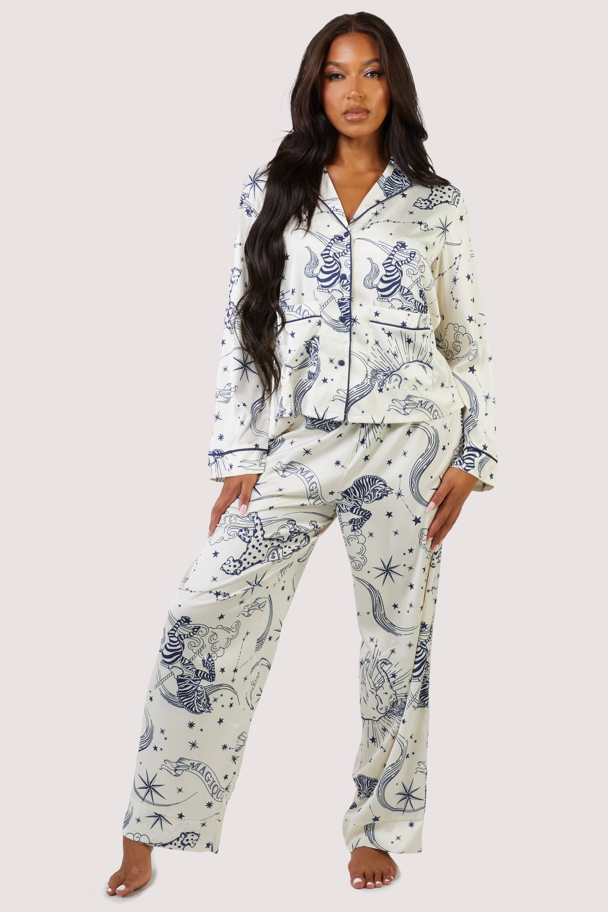 Celestial Long Sleeved Pyjama Set - Image 4