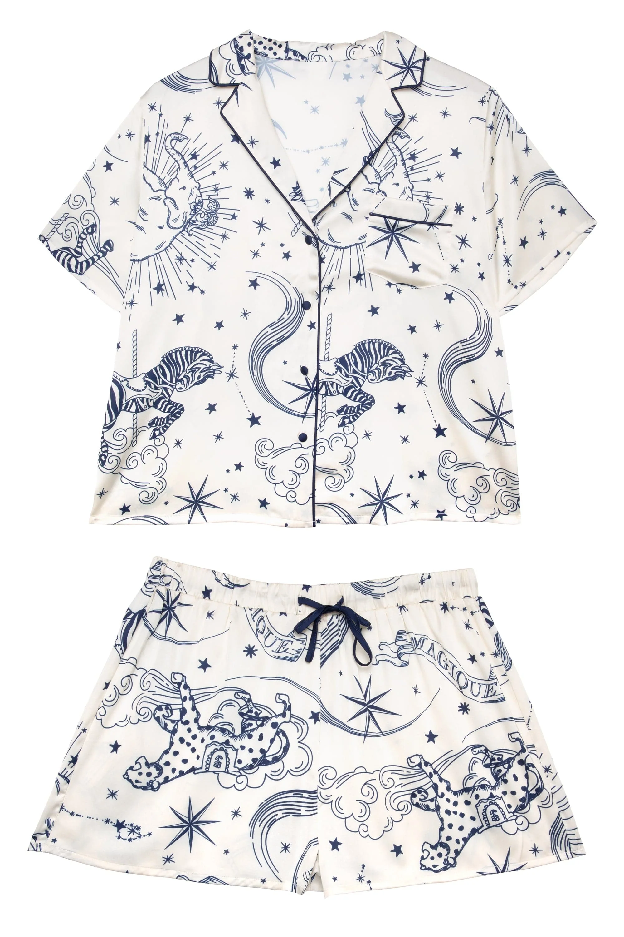 Celestial Short Sleeved Pyjama Set - Image 4