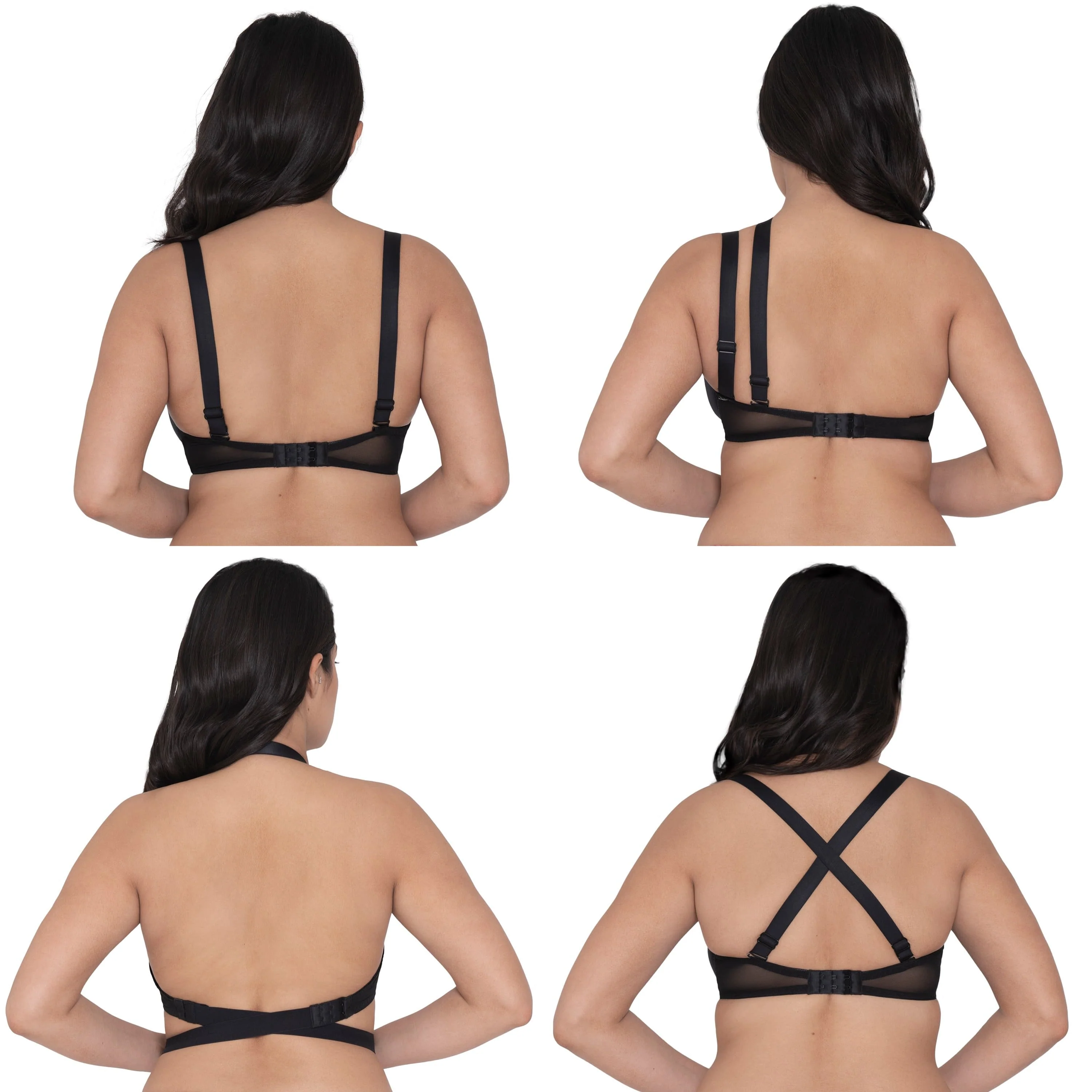 Black Super Plunge Multiway Bra - Image 6