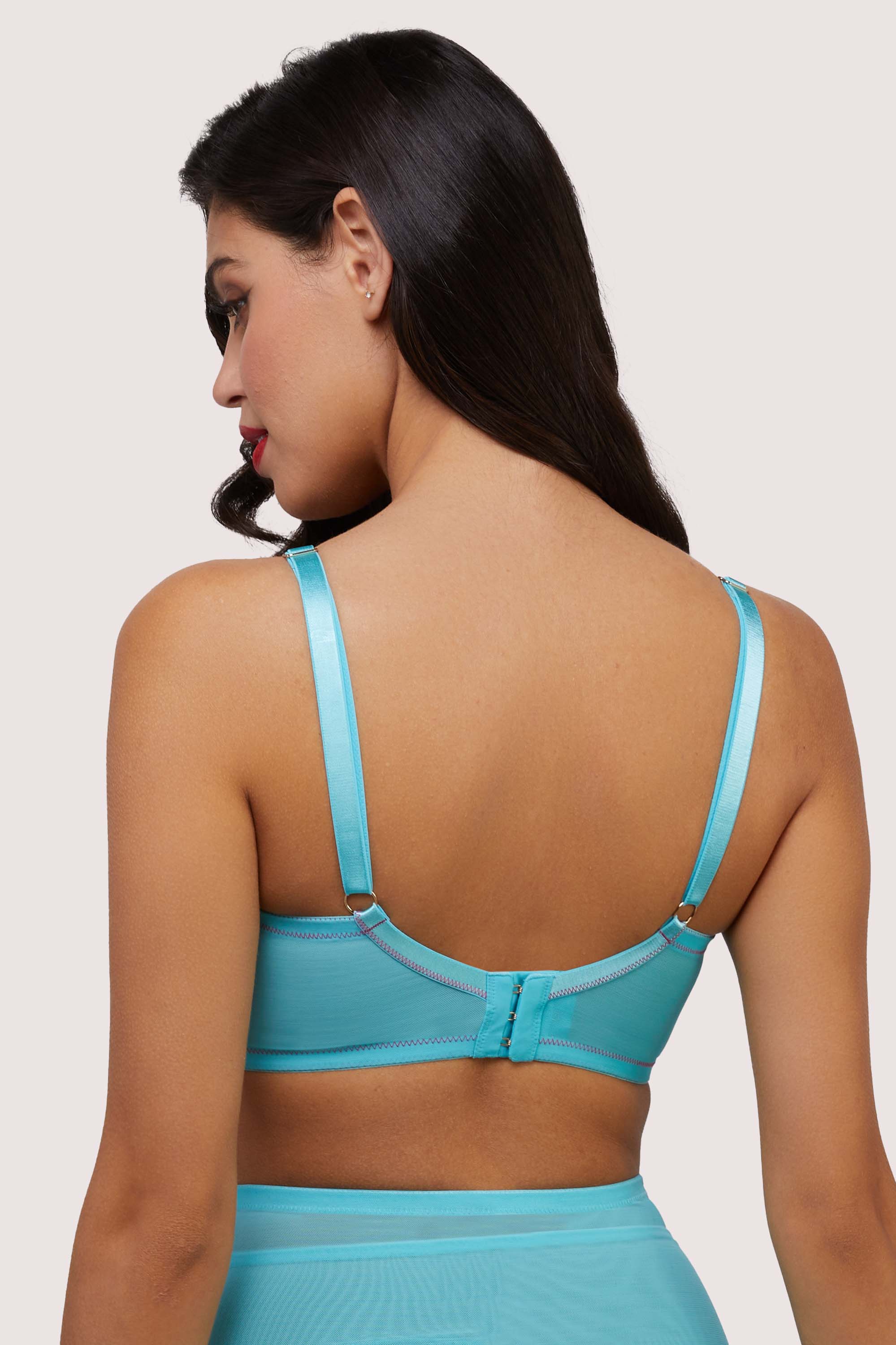Cleo Contrast Stitch Mesh Spiral Retro Set - Image 3