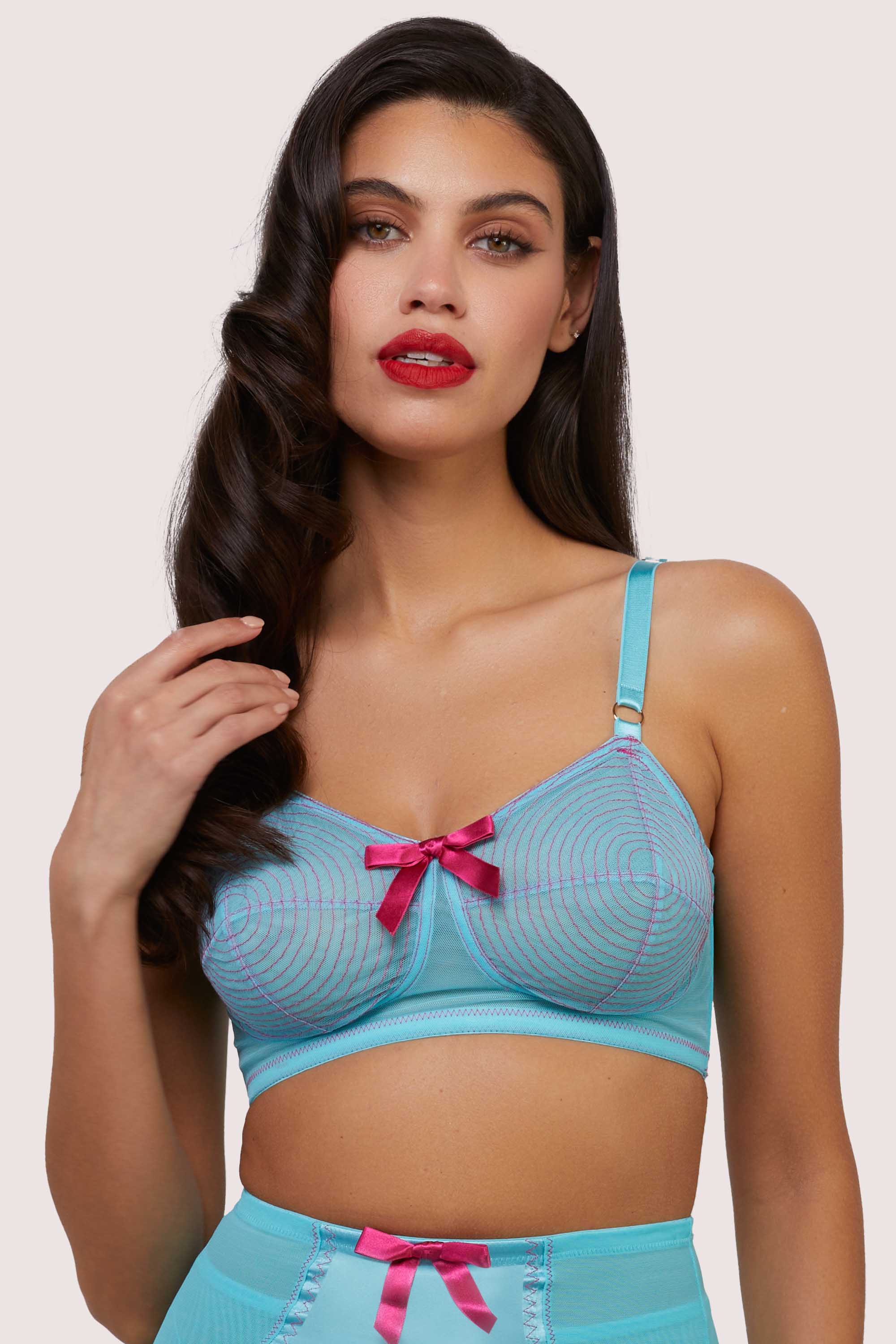Cleo Contrast Stitch Mesh Spiral Retro Set - Image 9
