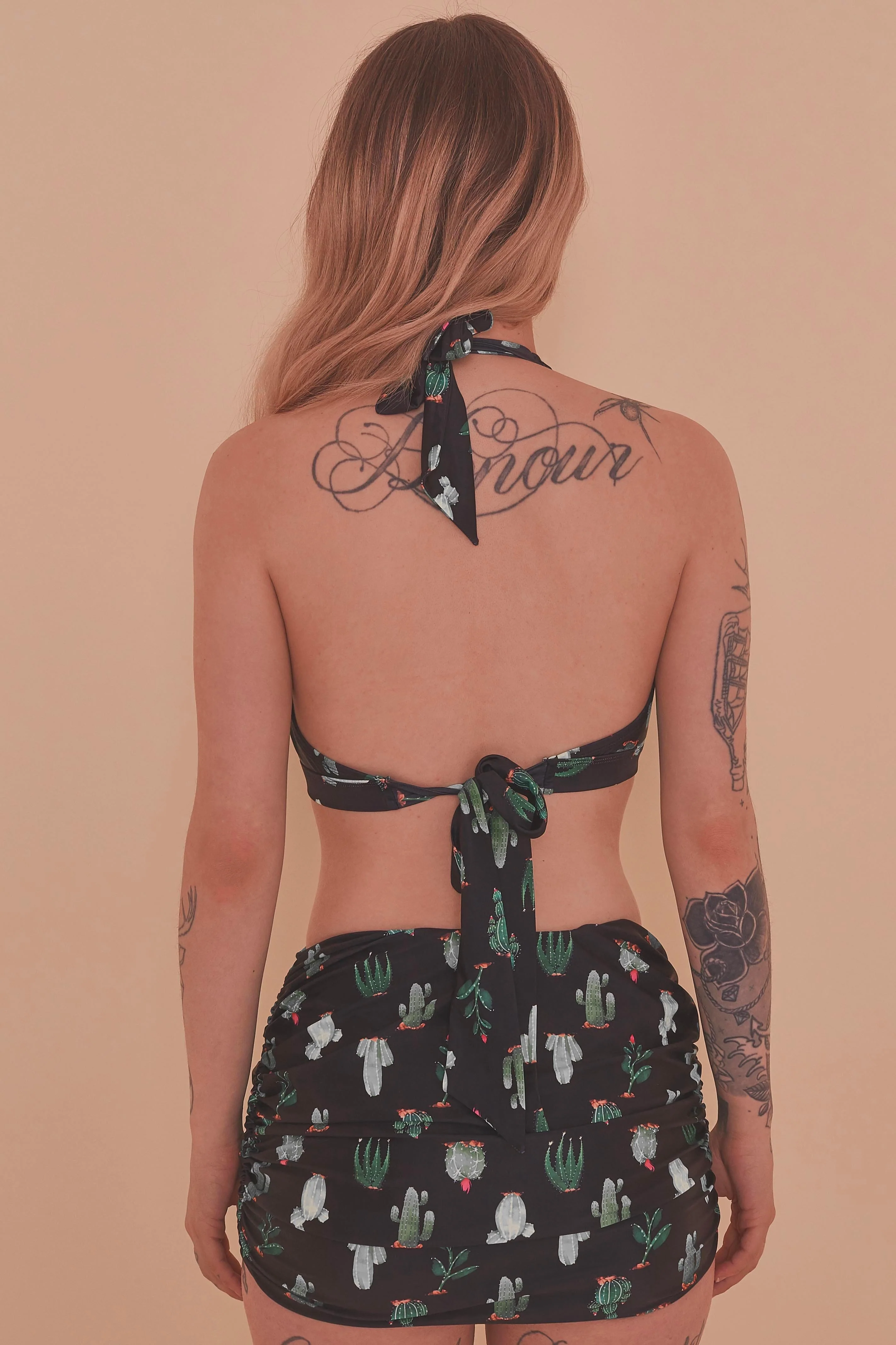 Collectif Cactus Ruched Triangle Bikini Top - Image 5