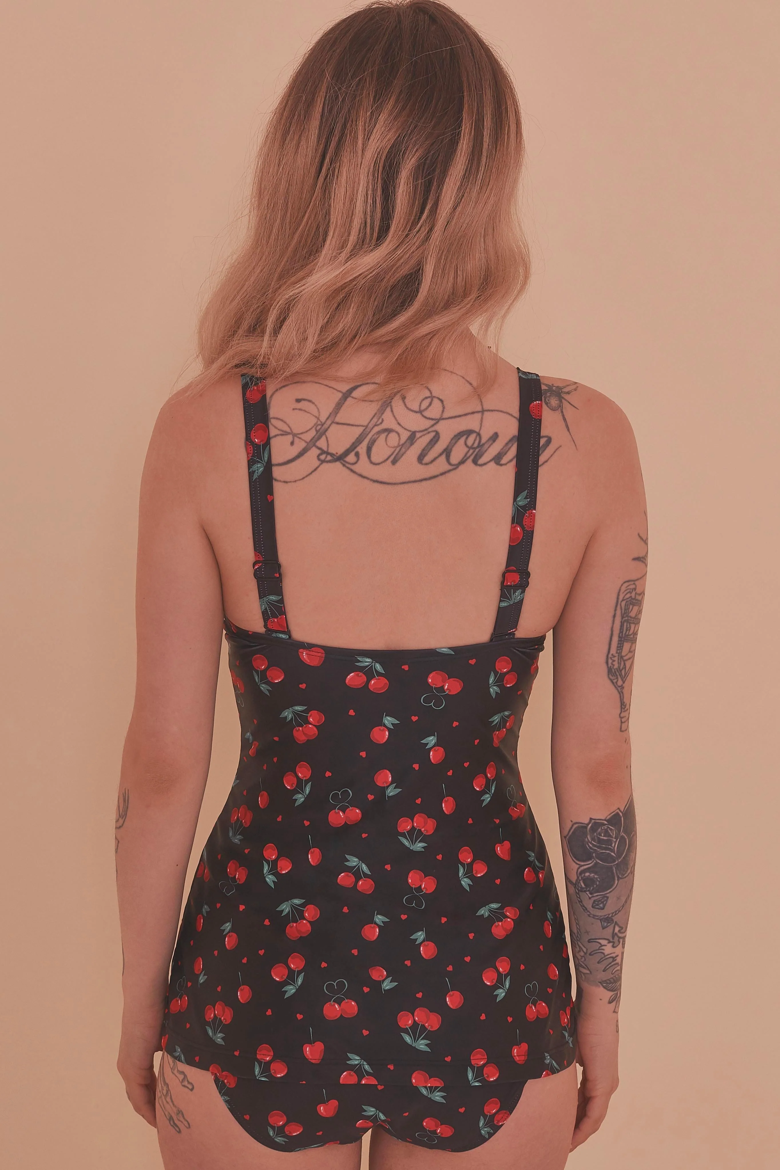 Collectif Cherry Love Skirted Swimsuit - Image 5