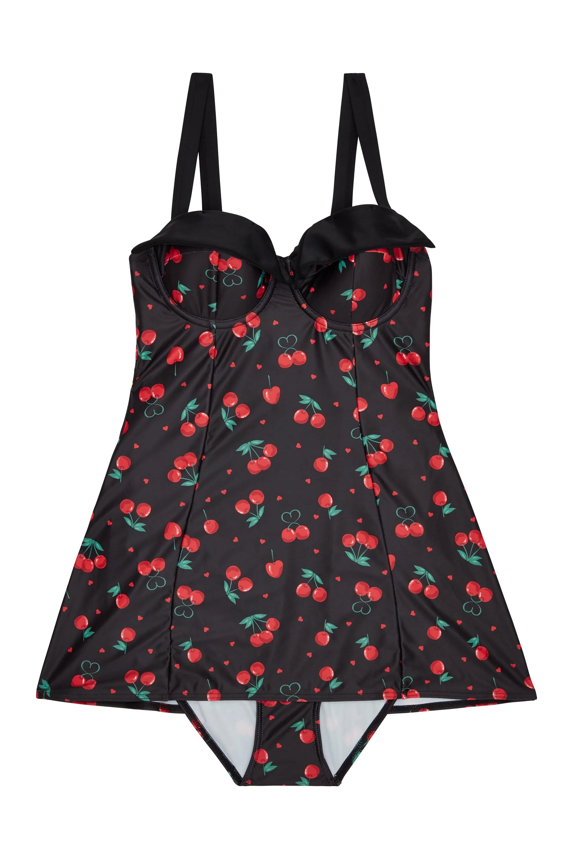 Collectif Cherry Love Skirted Swimsuit - Image 6